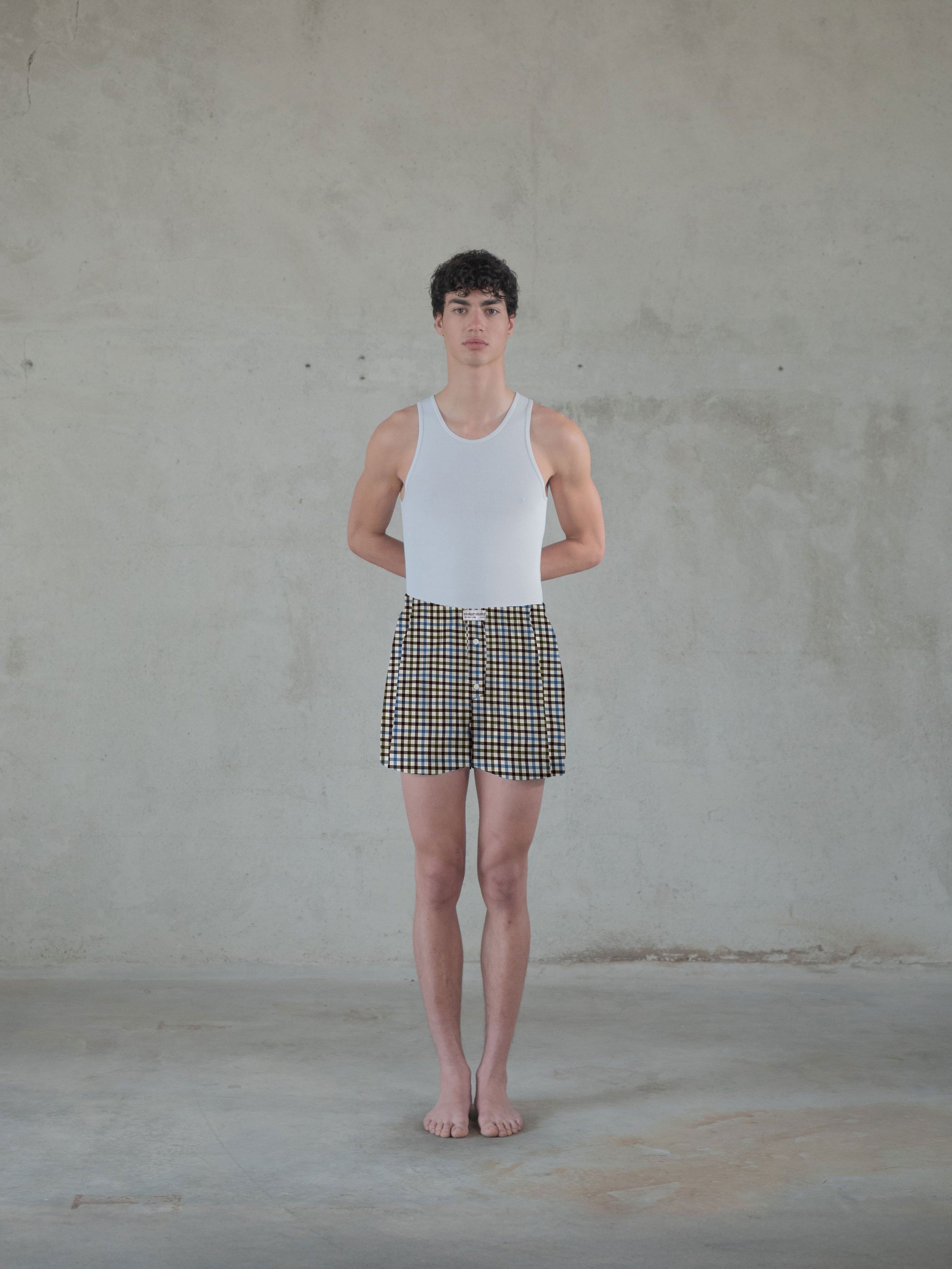 Regenerated Long Boxer - Mattarella w/ Pocket