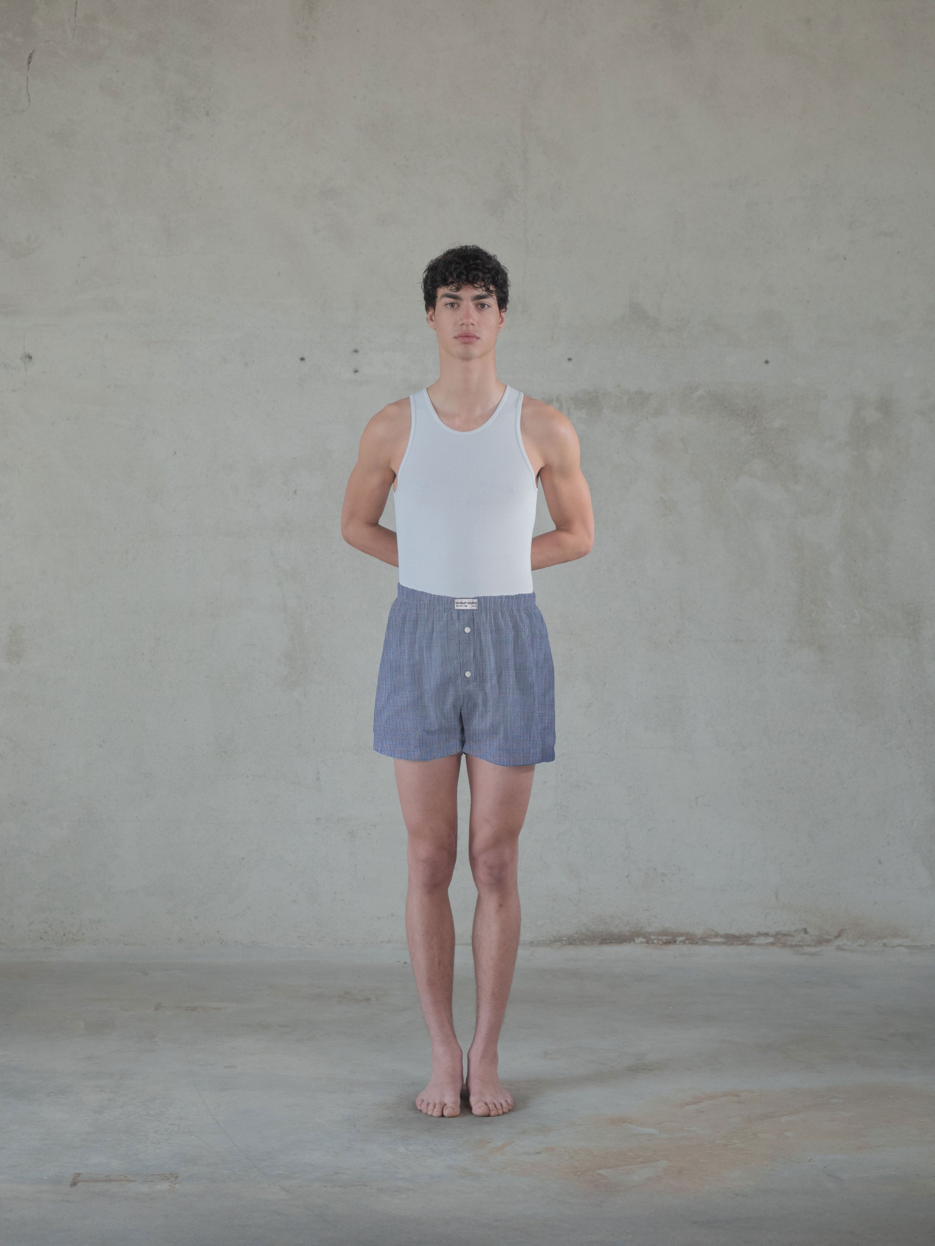 Regenerated Long Boxer - Mattarella w/ Pocket