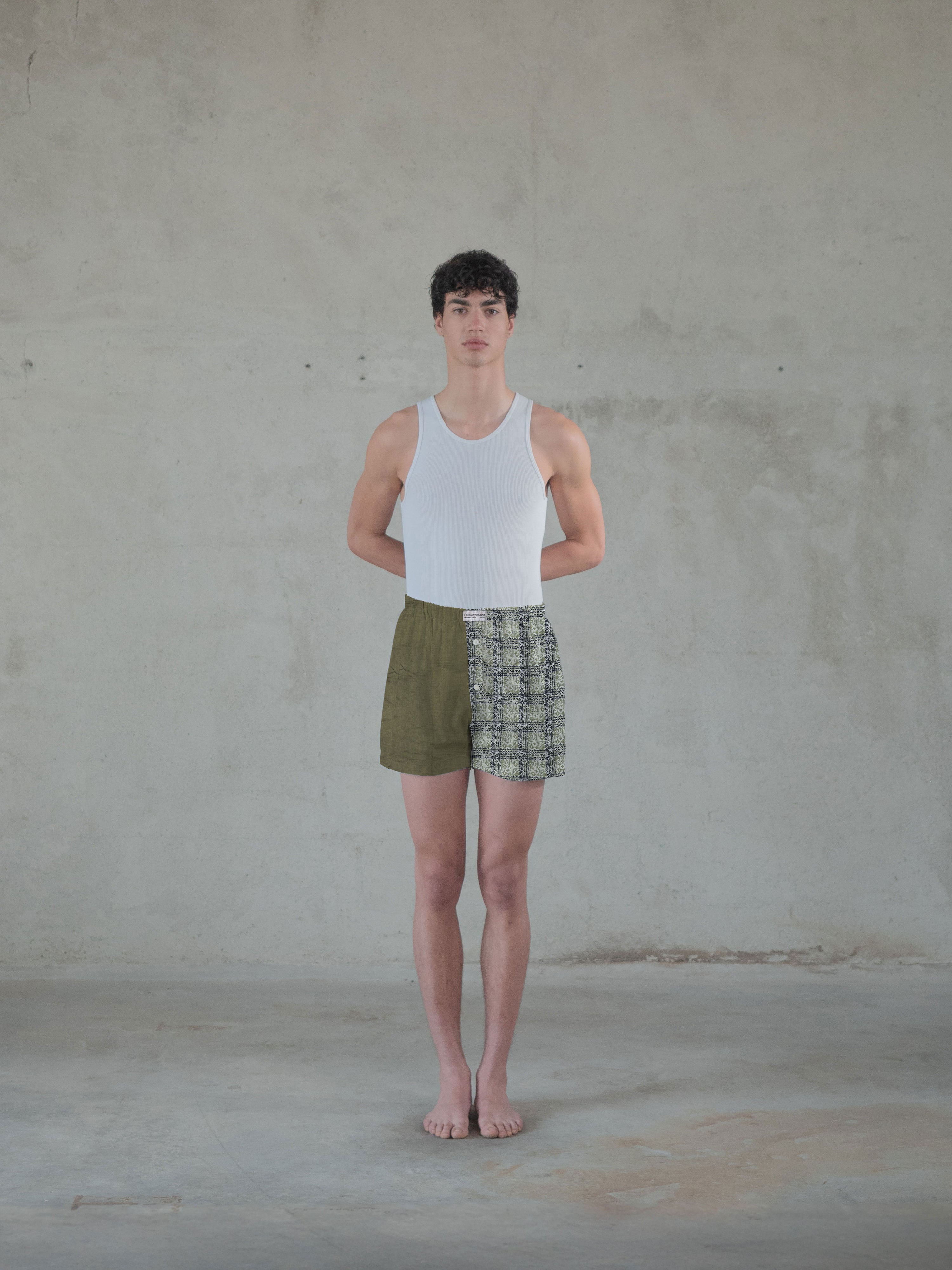 Regenerated Long Boxer - Mattarella Patch w/ Pocket