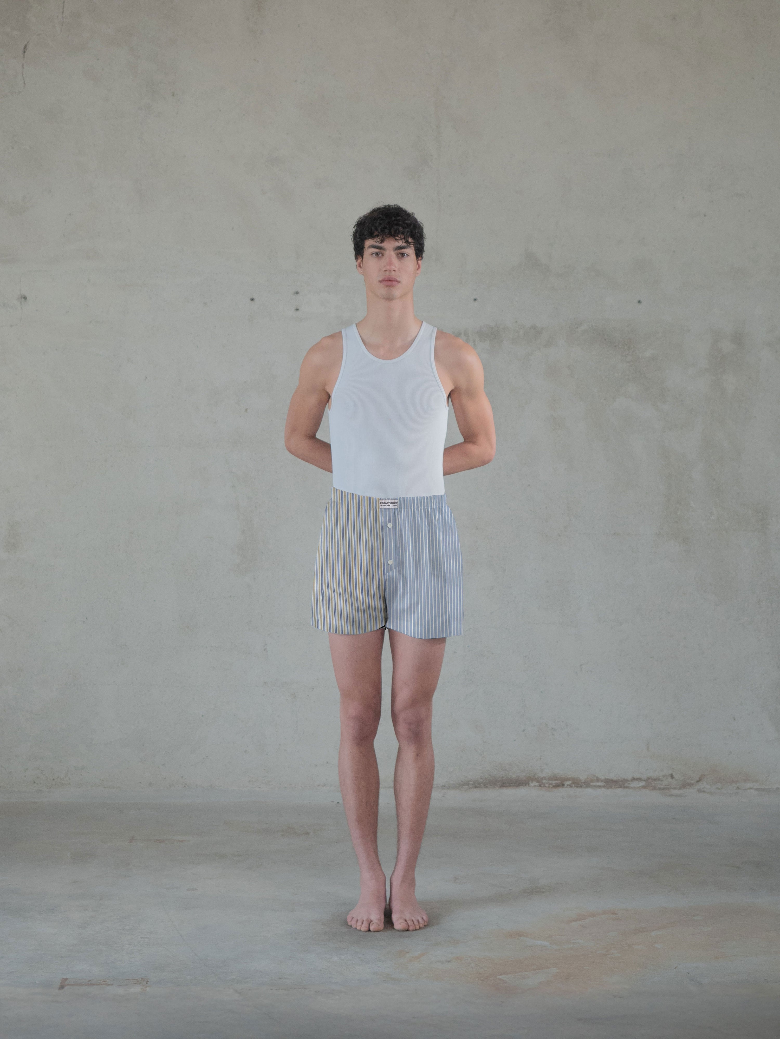 Regenerated Long Boxer - Mattarella w/ Pocket