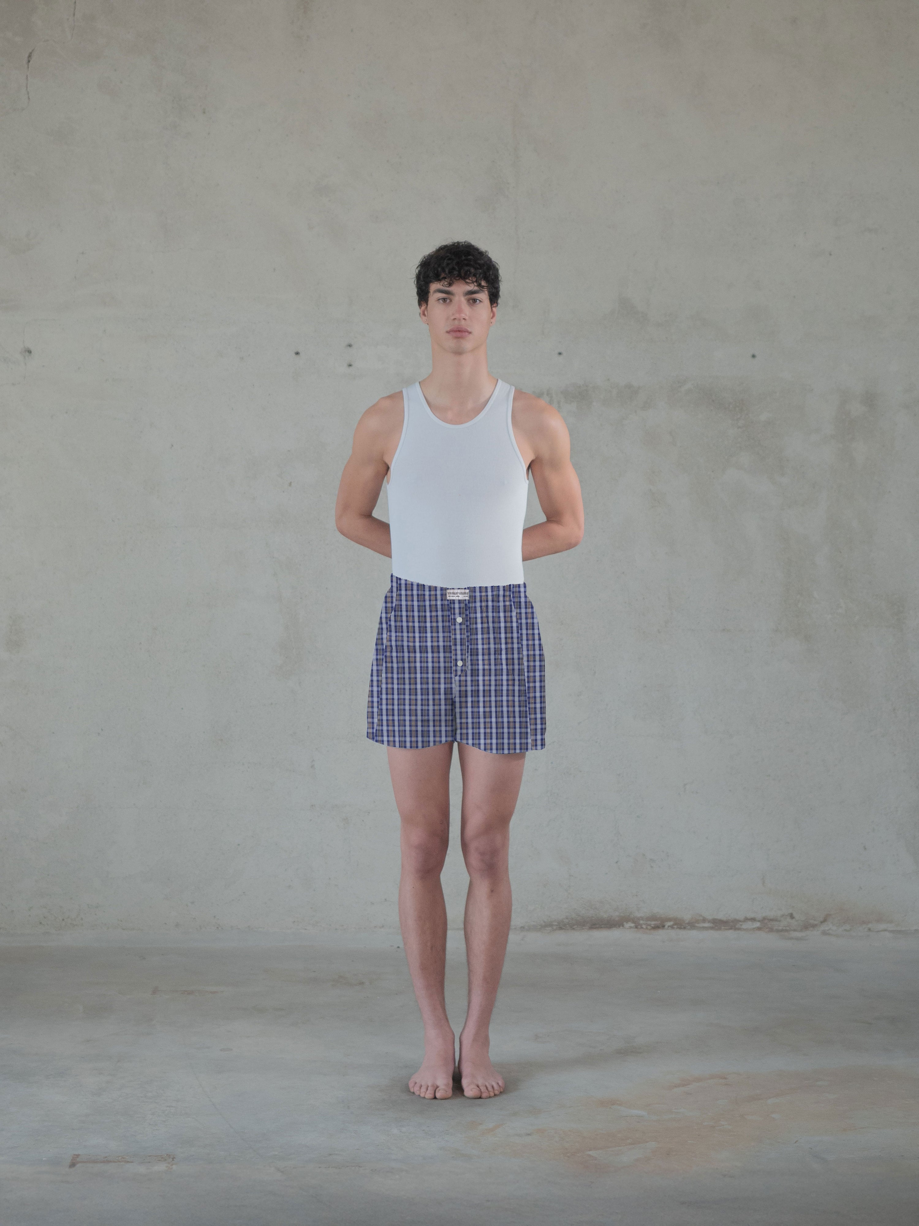 Regenerated Long Boxer - Mattarella w/ Pocket