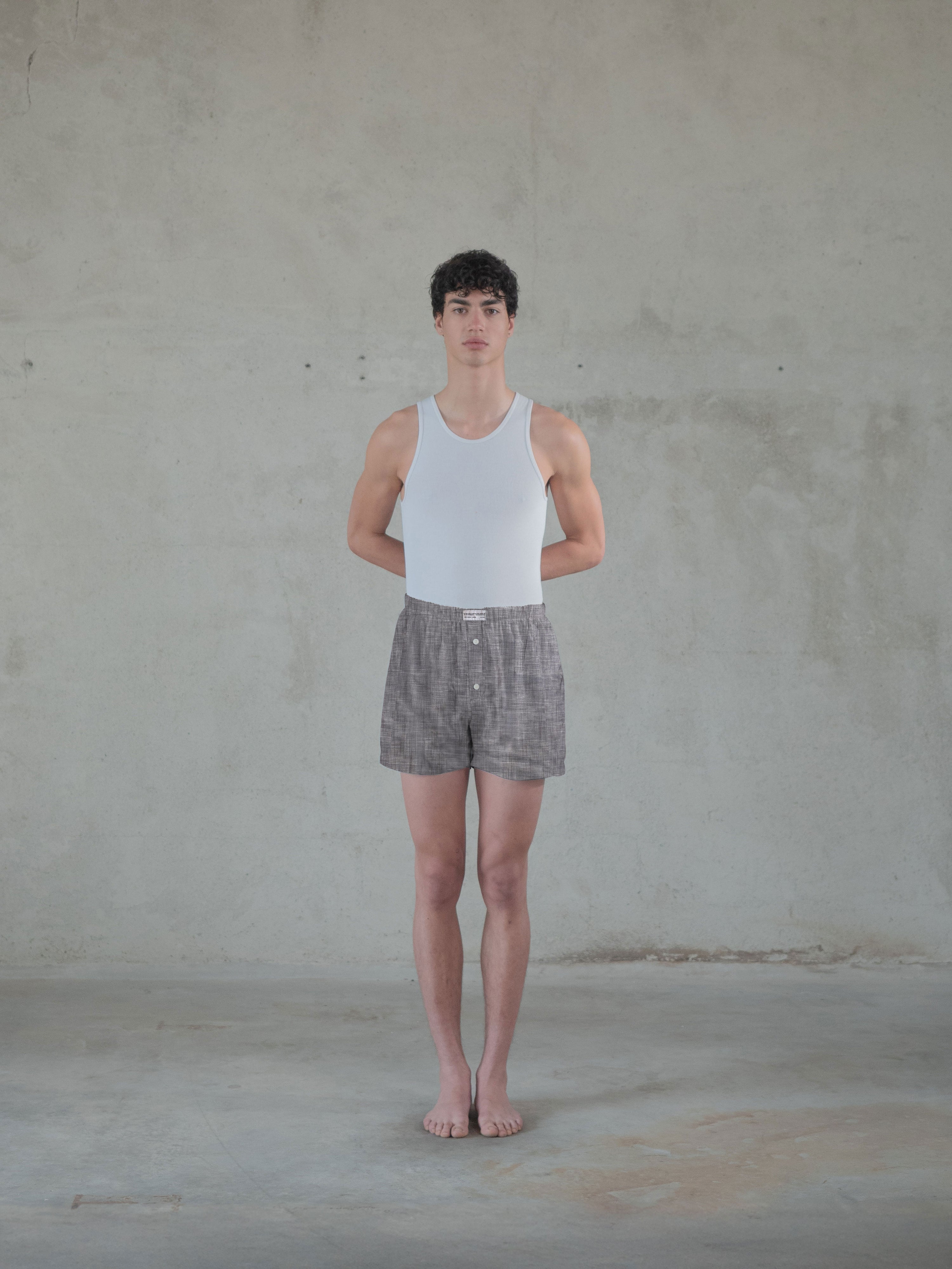 Regenerated Long Boxer - Mattarella w/ Pocket