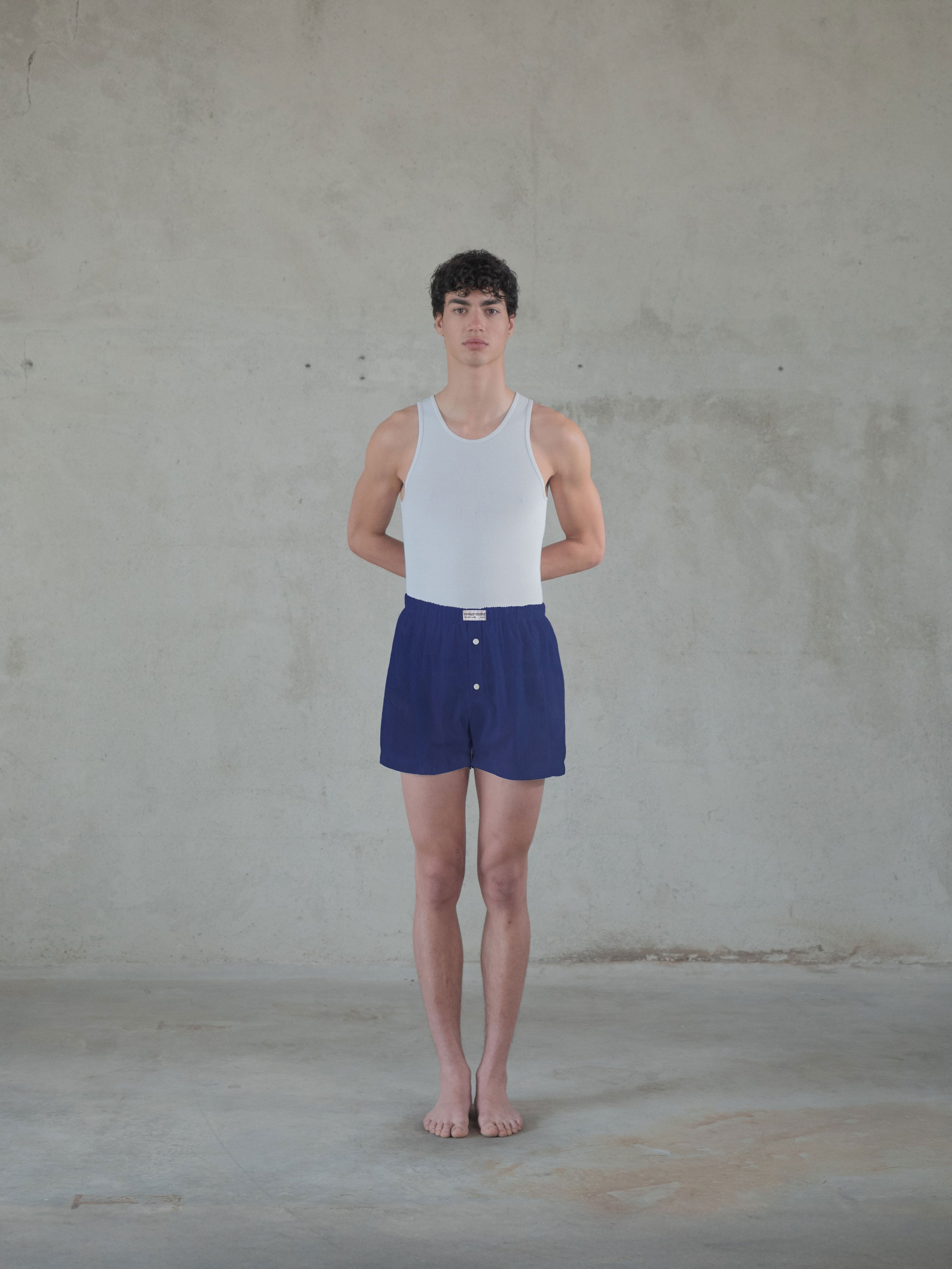 Regenerated Long Boxer - Mattarella w/ Pocket