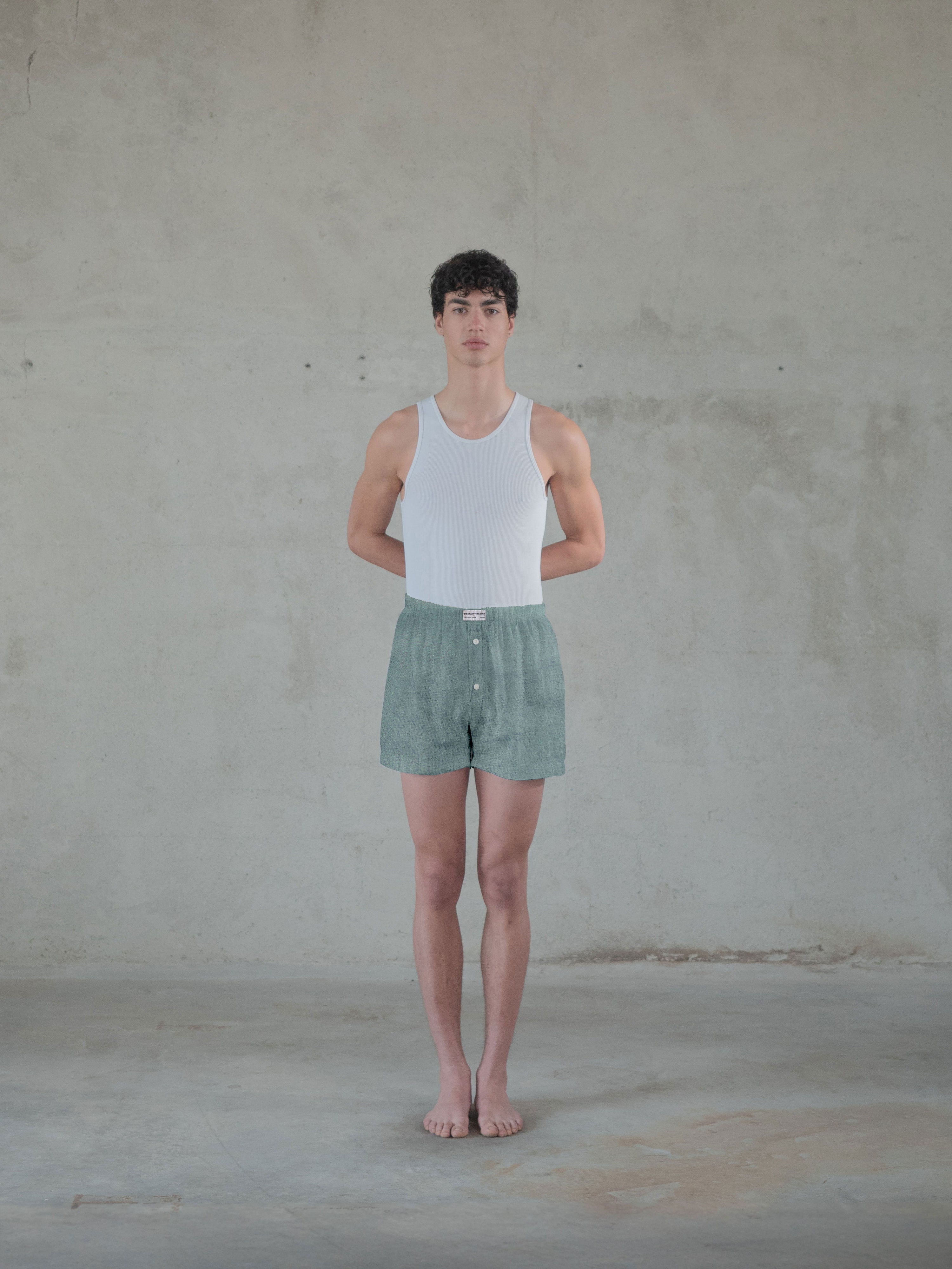 Regenerated Long Boxer - Mattarella w/ Pocket