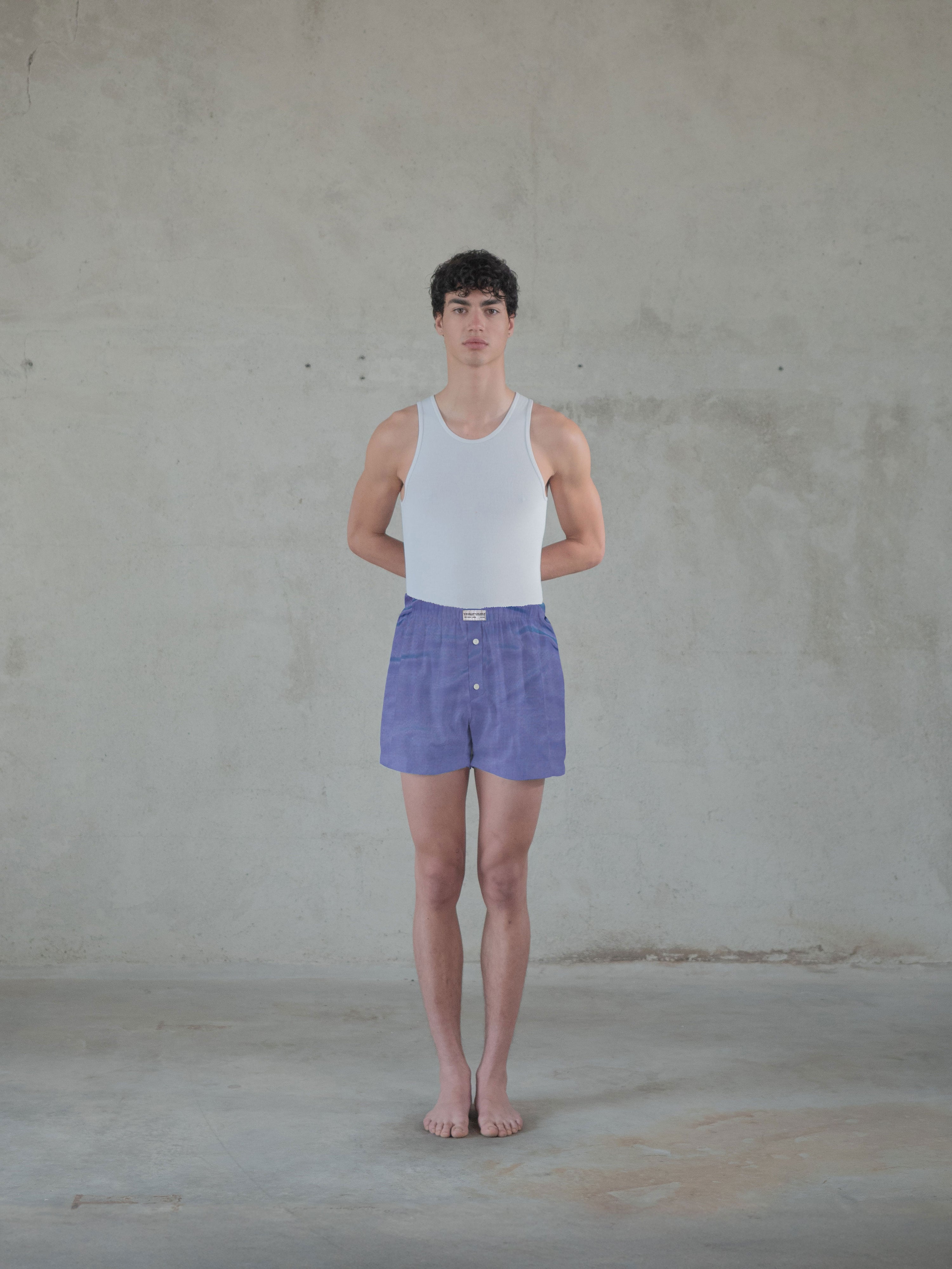 Regenerated Long Boxer - Mattarella w/ Pocket