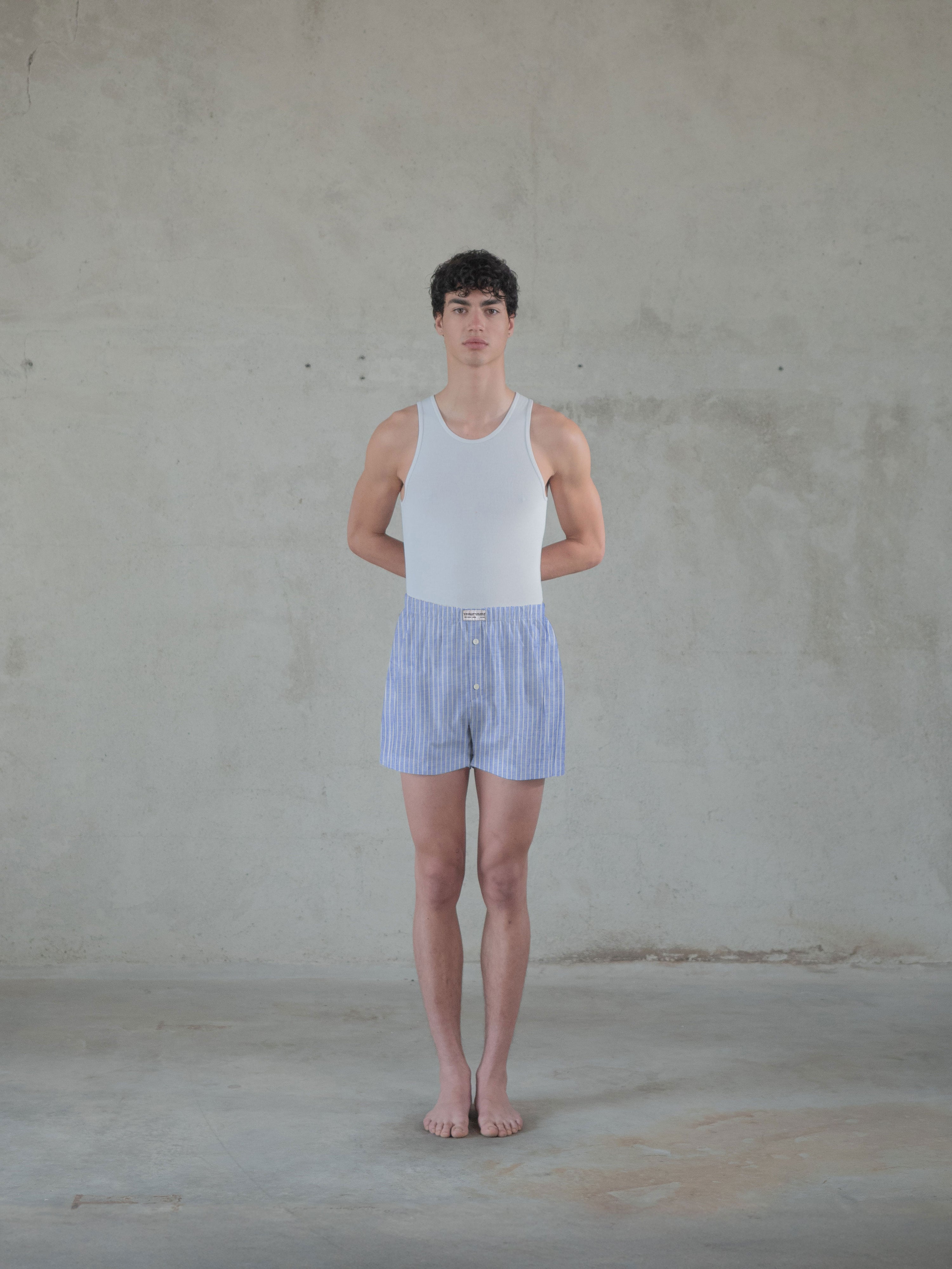 Regenerated Long Boxer - Mattarella w/ Pocket