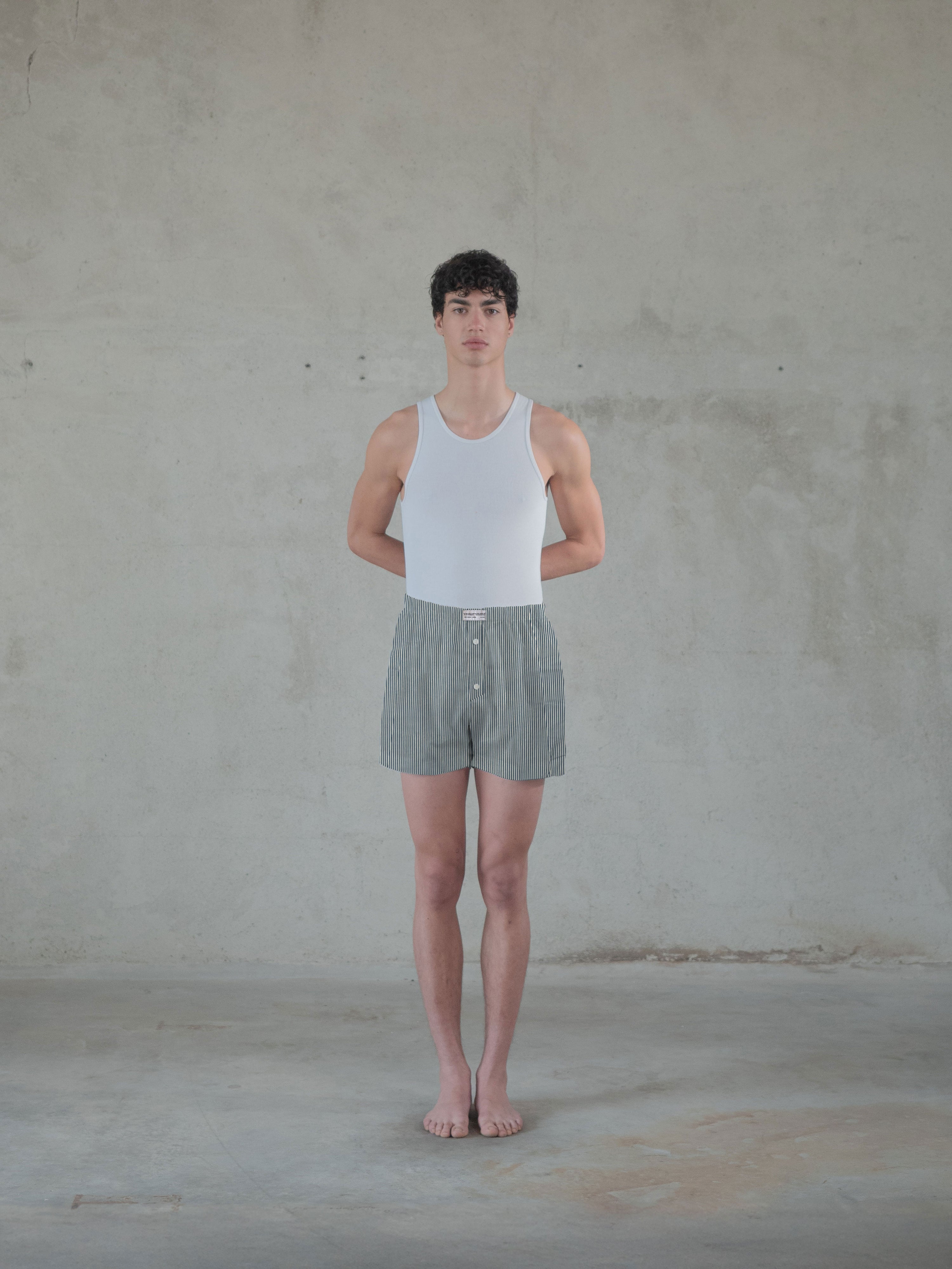 Regenerated Long Boxer - Mattarella w/ Pocket