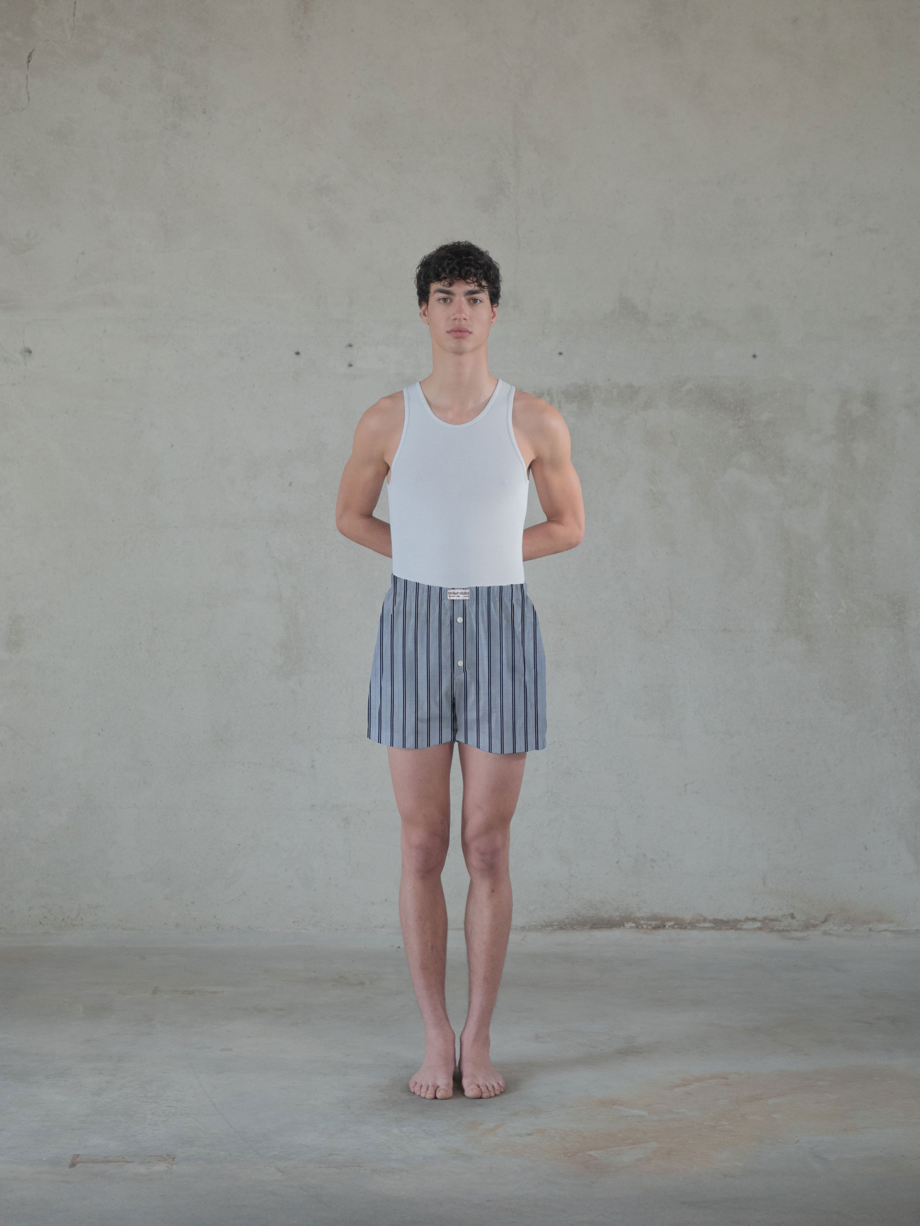 Regenerated Long Boxer - Mattarella w/ Pocket