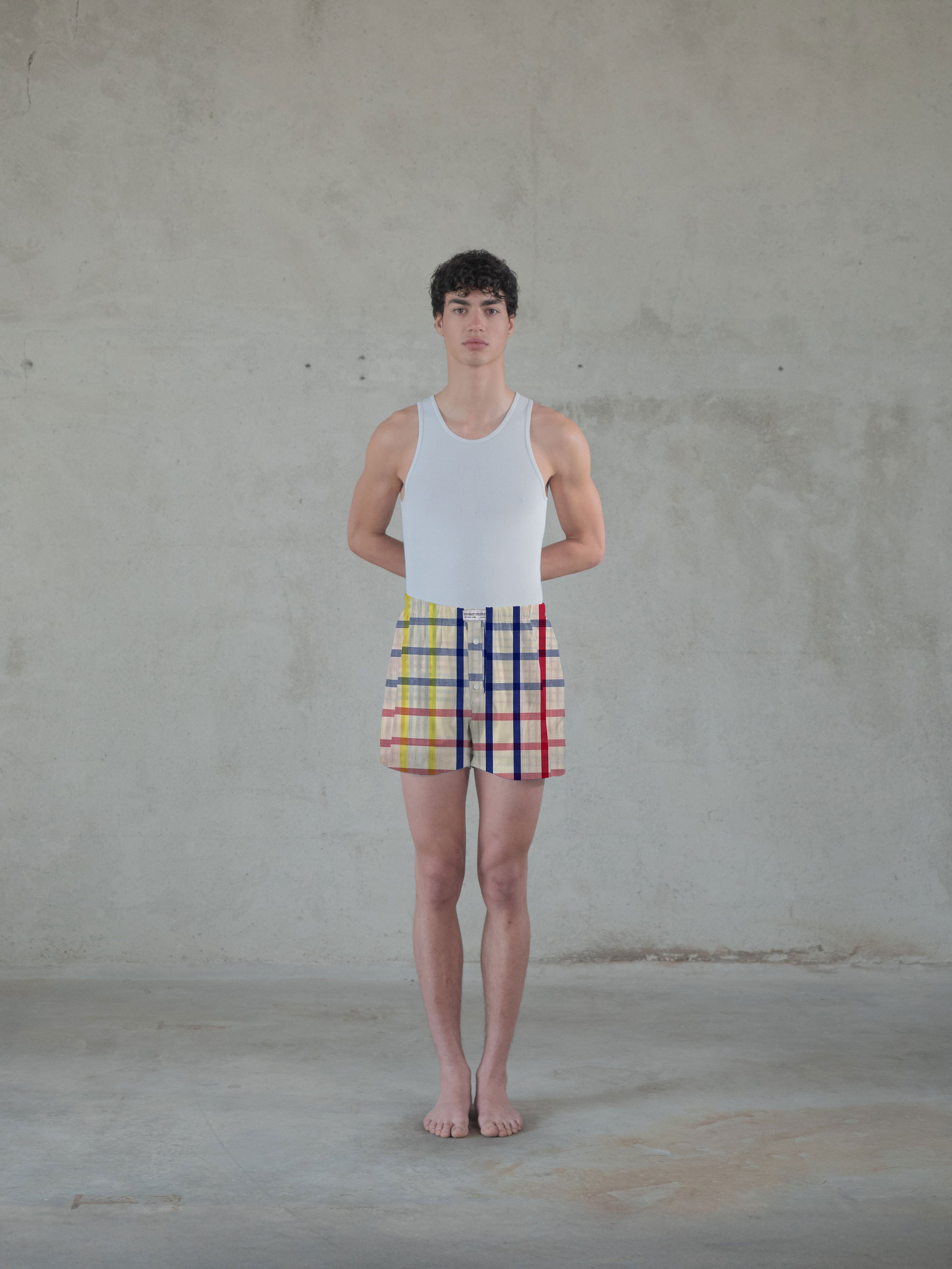 Regenerated Long Boxer - Mattarella w/ Pocket