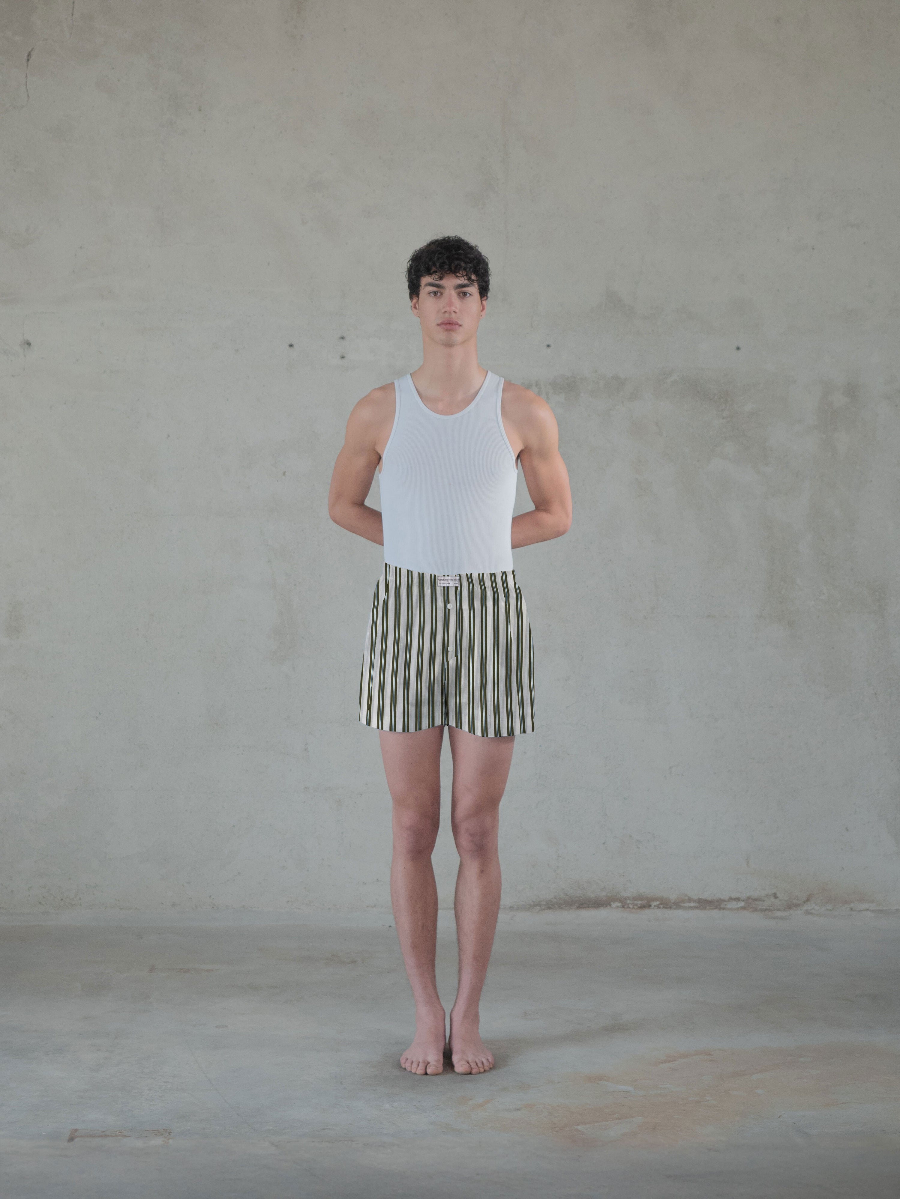 Regenerated Long Boxer - Mattarella w/ Pocket