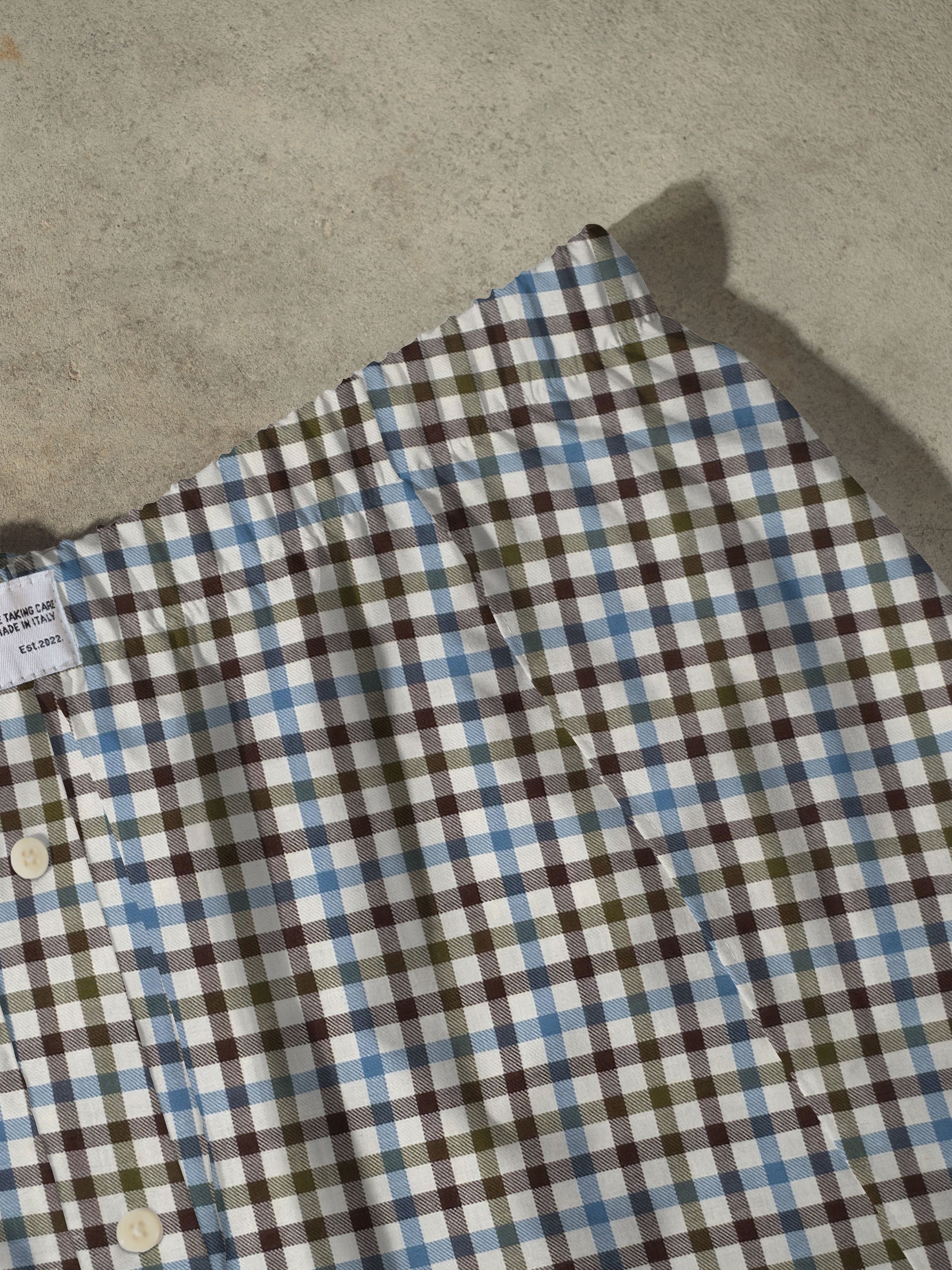 Regenerated Long Boxer - Mattarella w/ Pocket