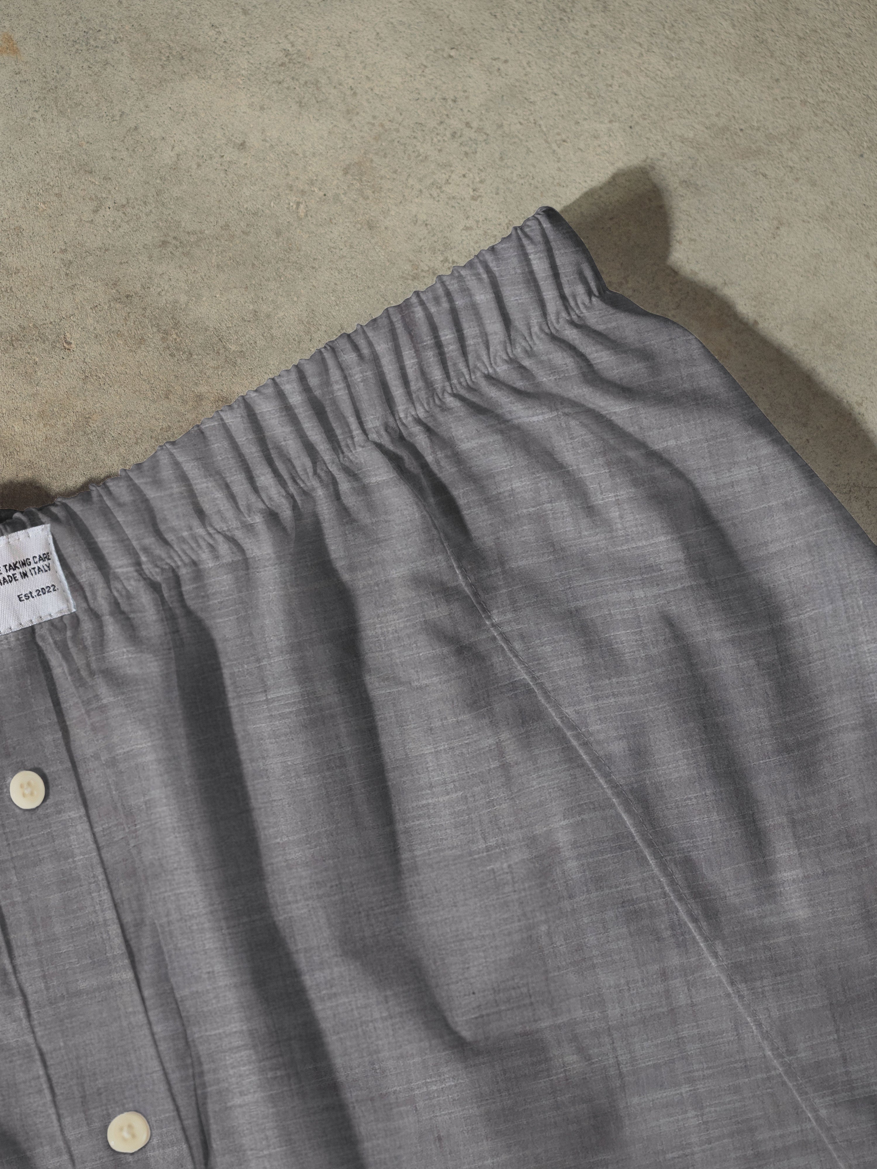 Regenerated Long Boxer - Mattarella w/ Pocket