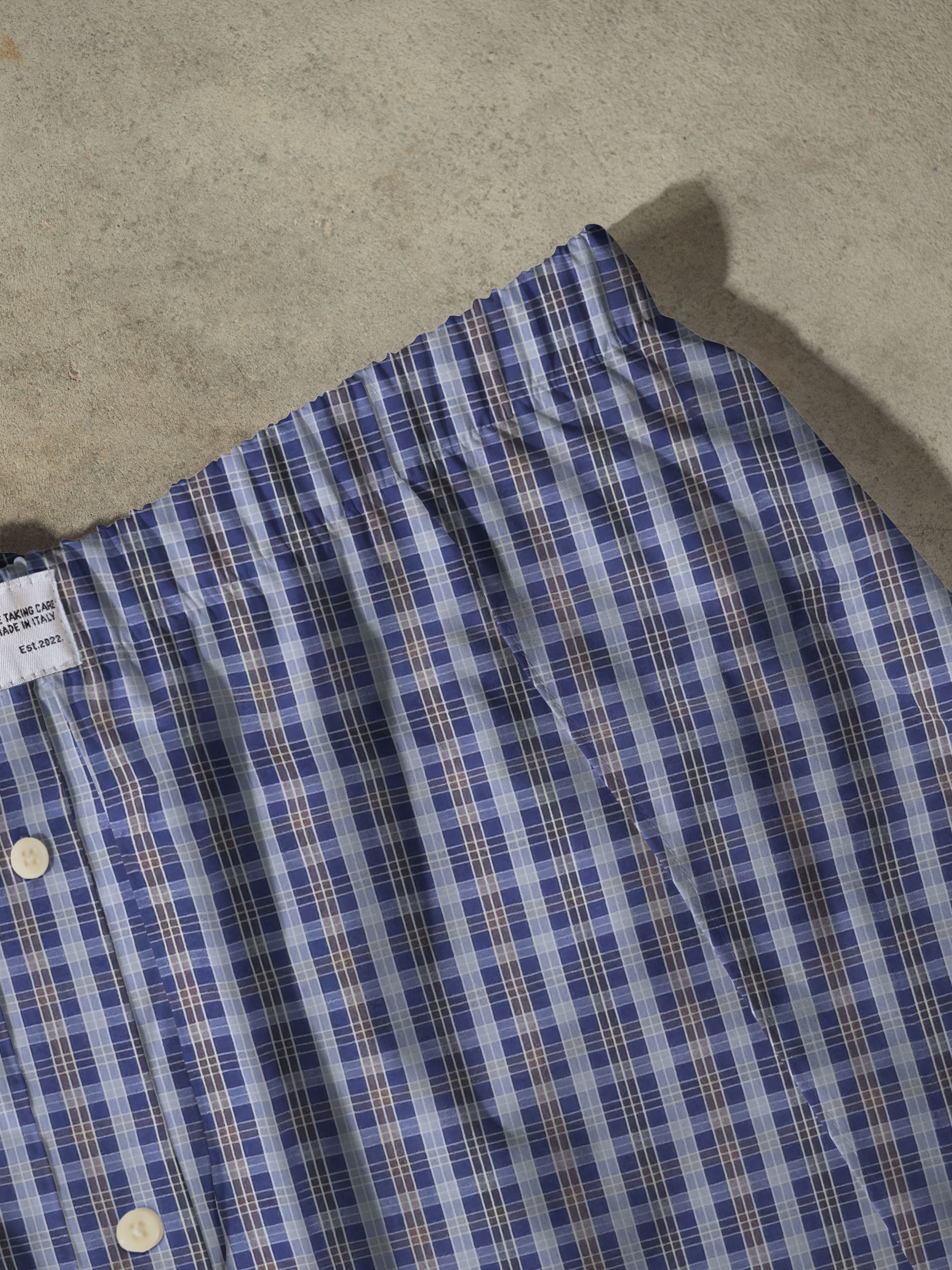 Regenerated Long Boxer - Mattarella w/ Pocket