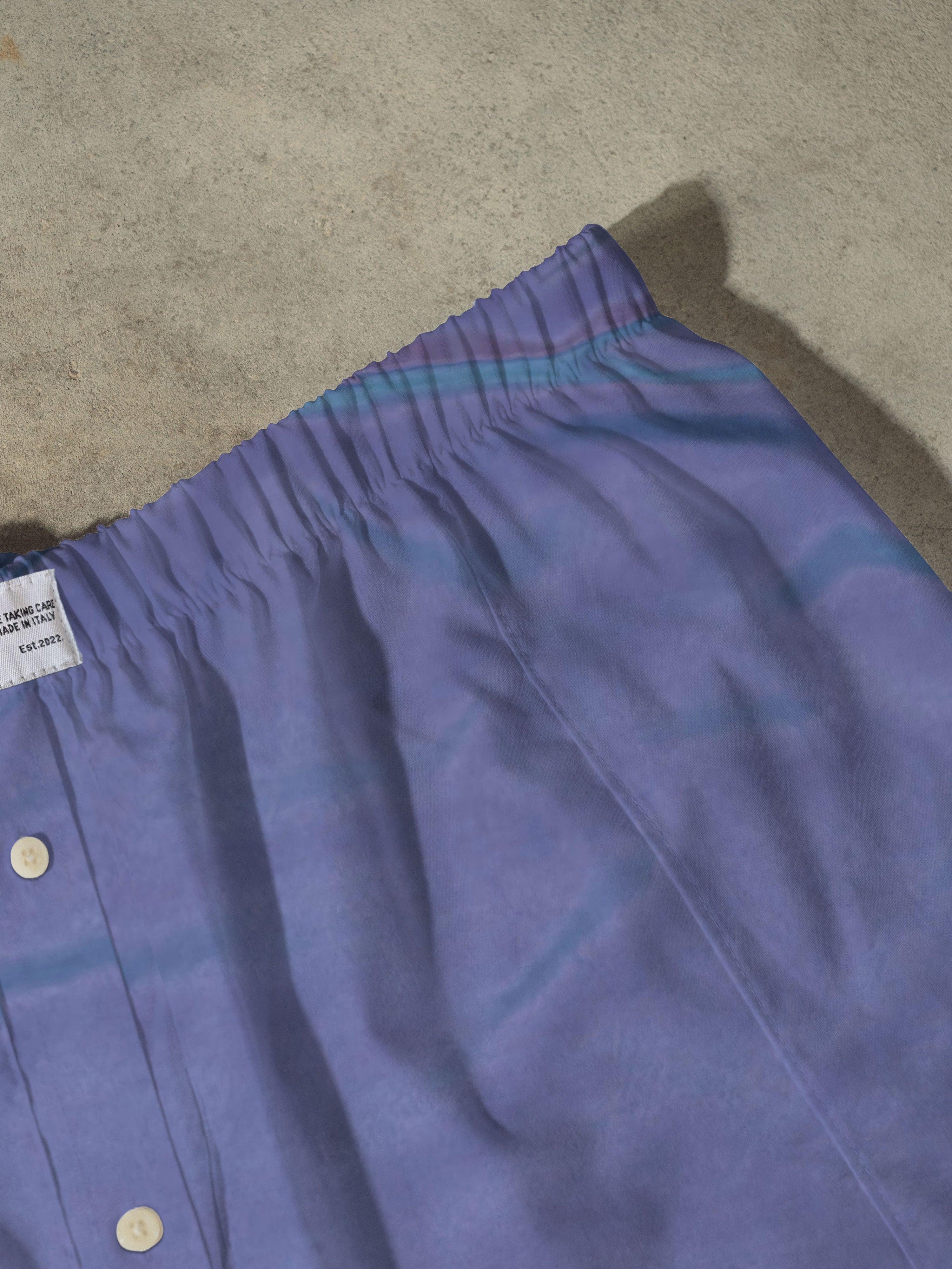 Regenerated Long Boxer - Mattarella w/ Pocket