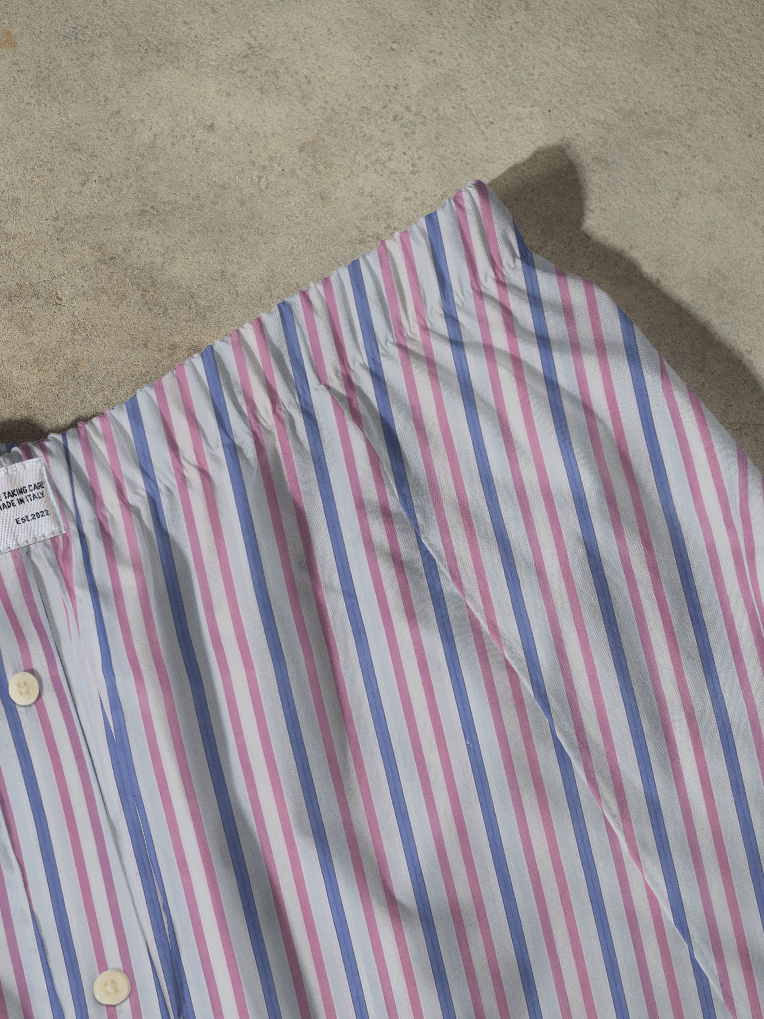 Regenerated Long Boxer - Mattarella w/ Pocket