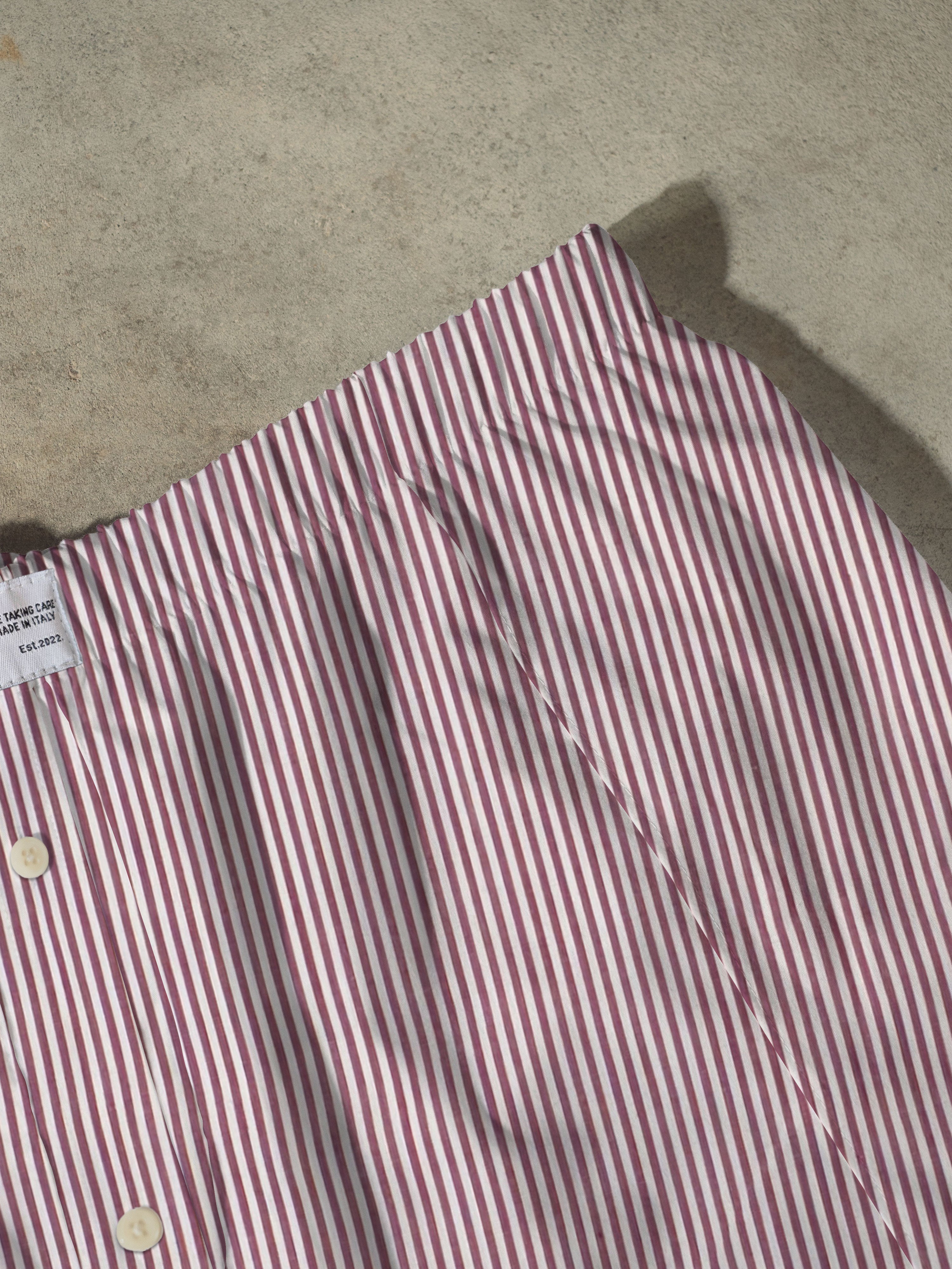 Regenerated Long Boxer - Mattarella w/ Pocket