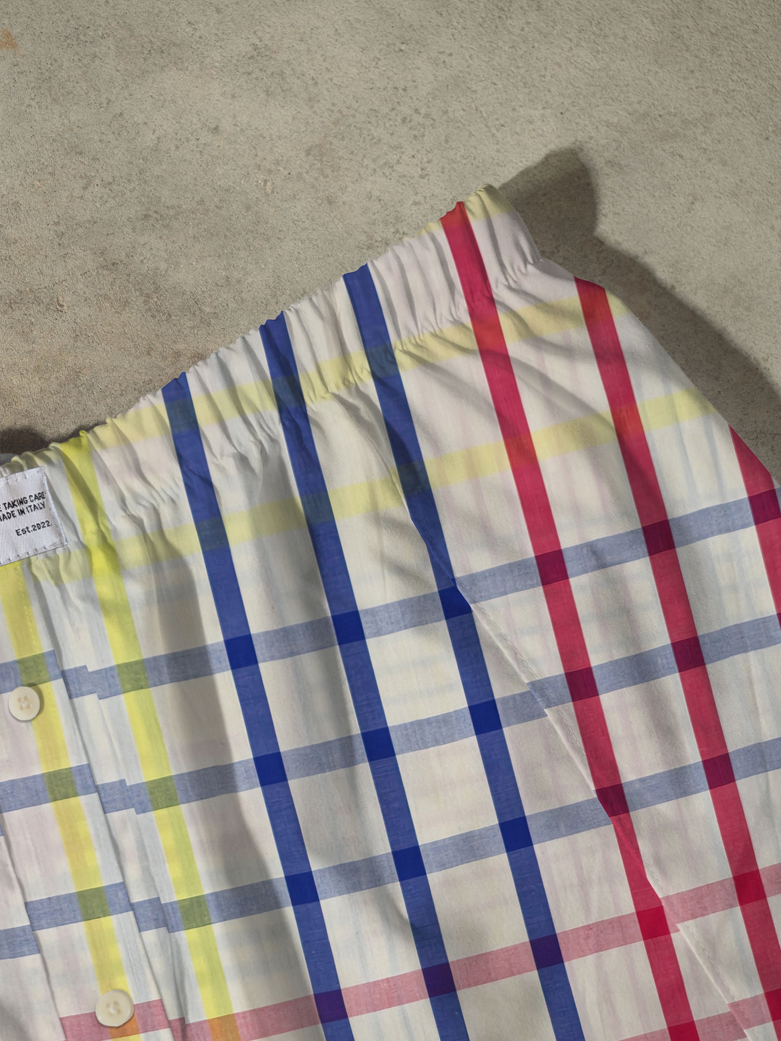 Regenerated Long Boxer - Mattarella w/ Pocket