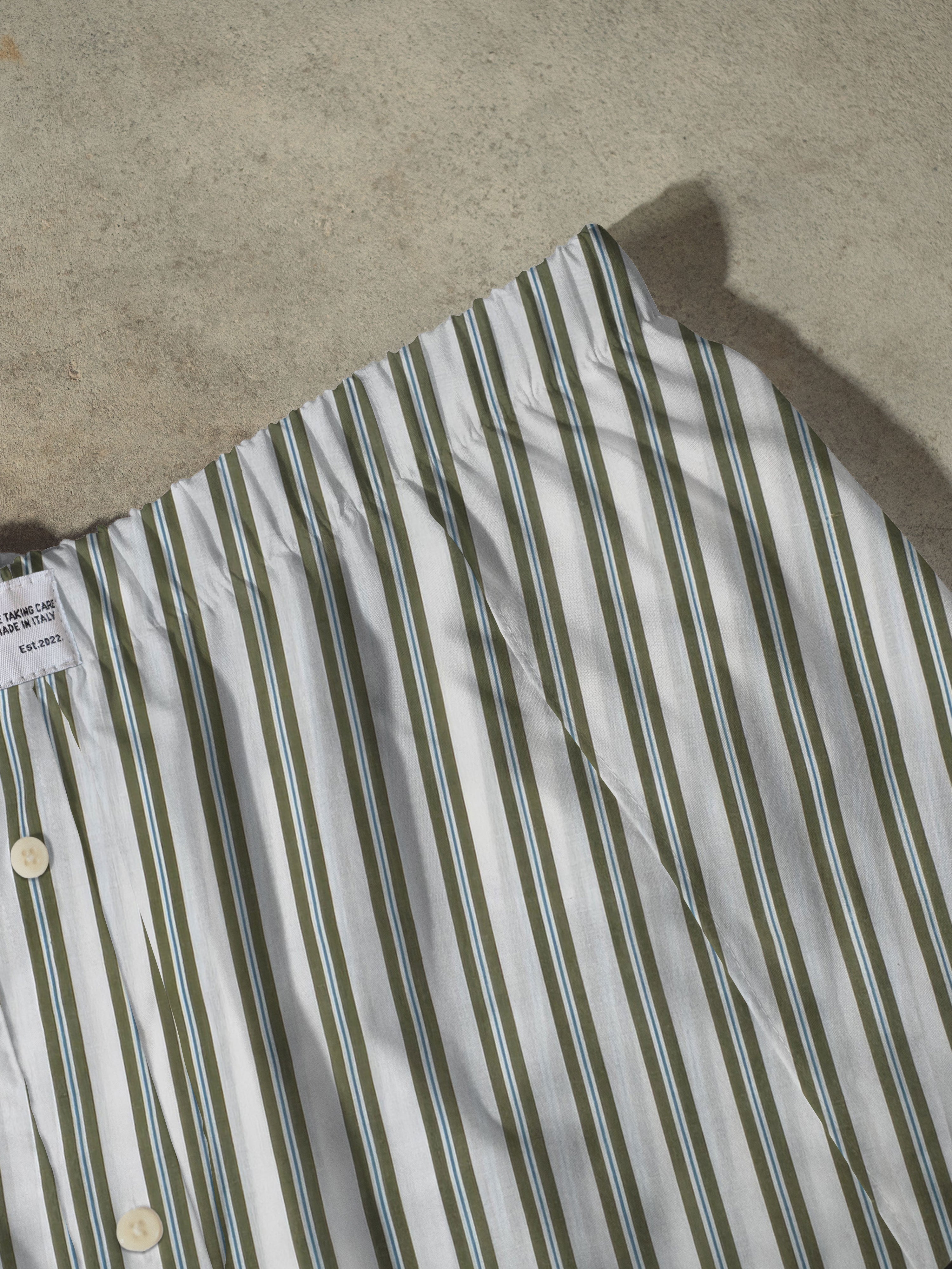 Regenerated Long Boxer - Mattarella w/ Pocket