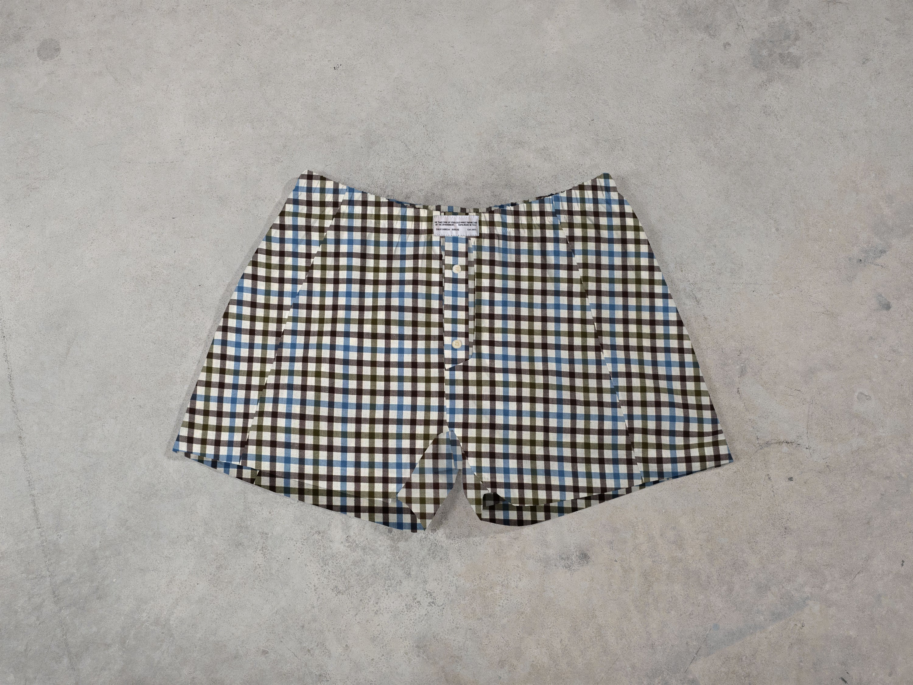 Regenerated Long Boxer - Mattarella w/ Pocket