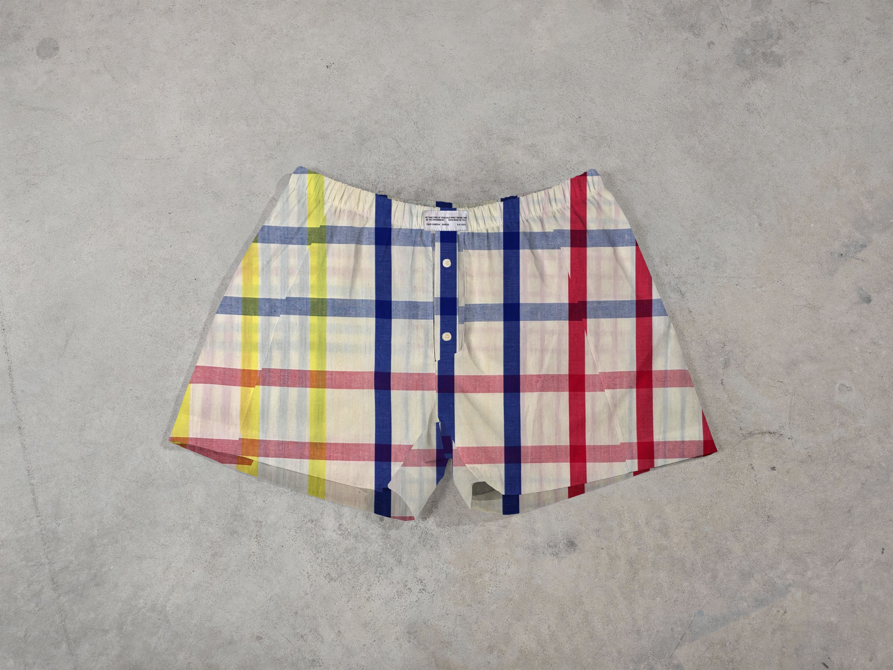 Regenerated Long Boxer - Mattarella w/ Pocket