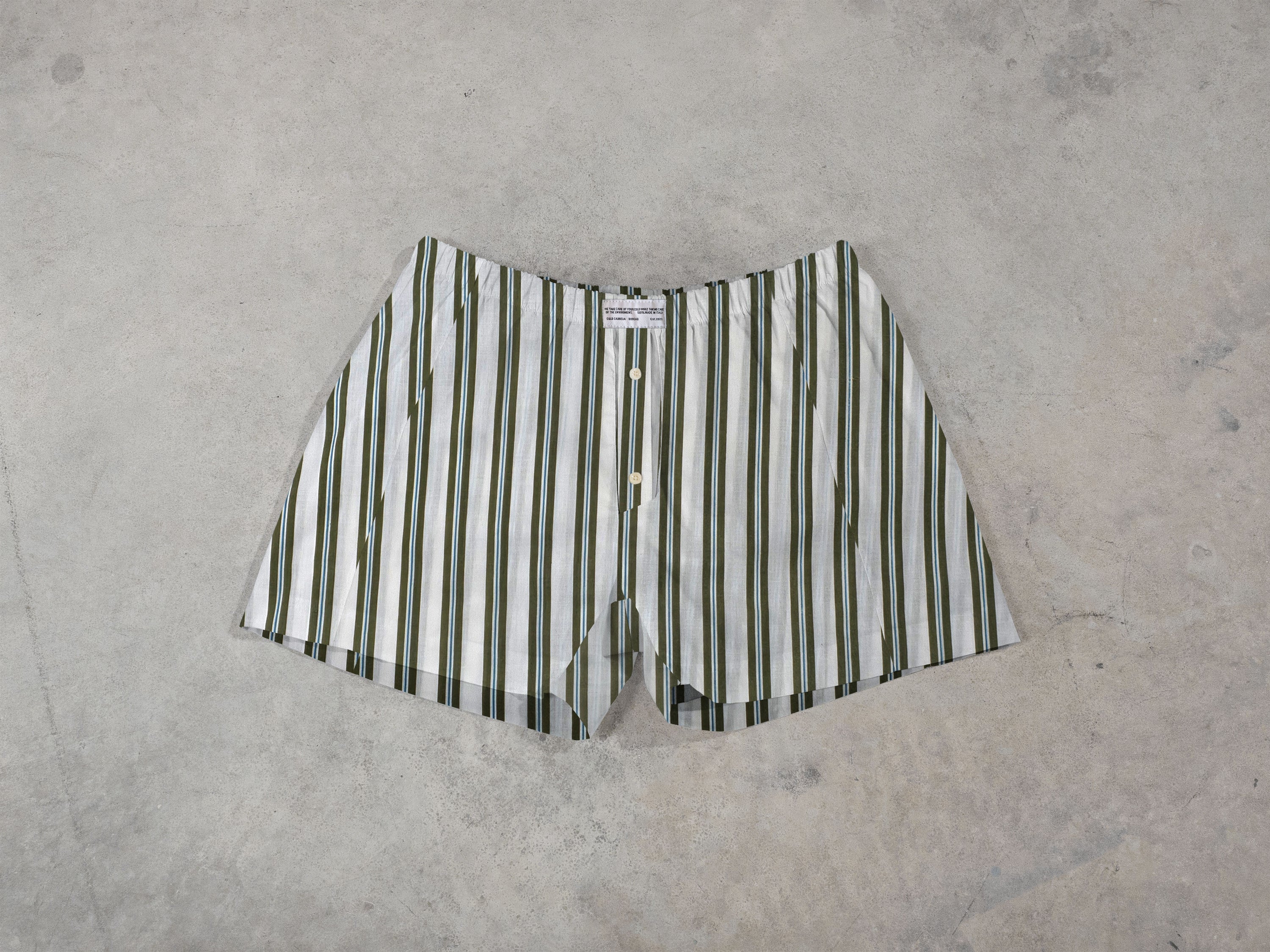 Regenerated Long Boxer - Mattarella w/ Pocket