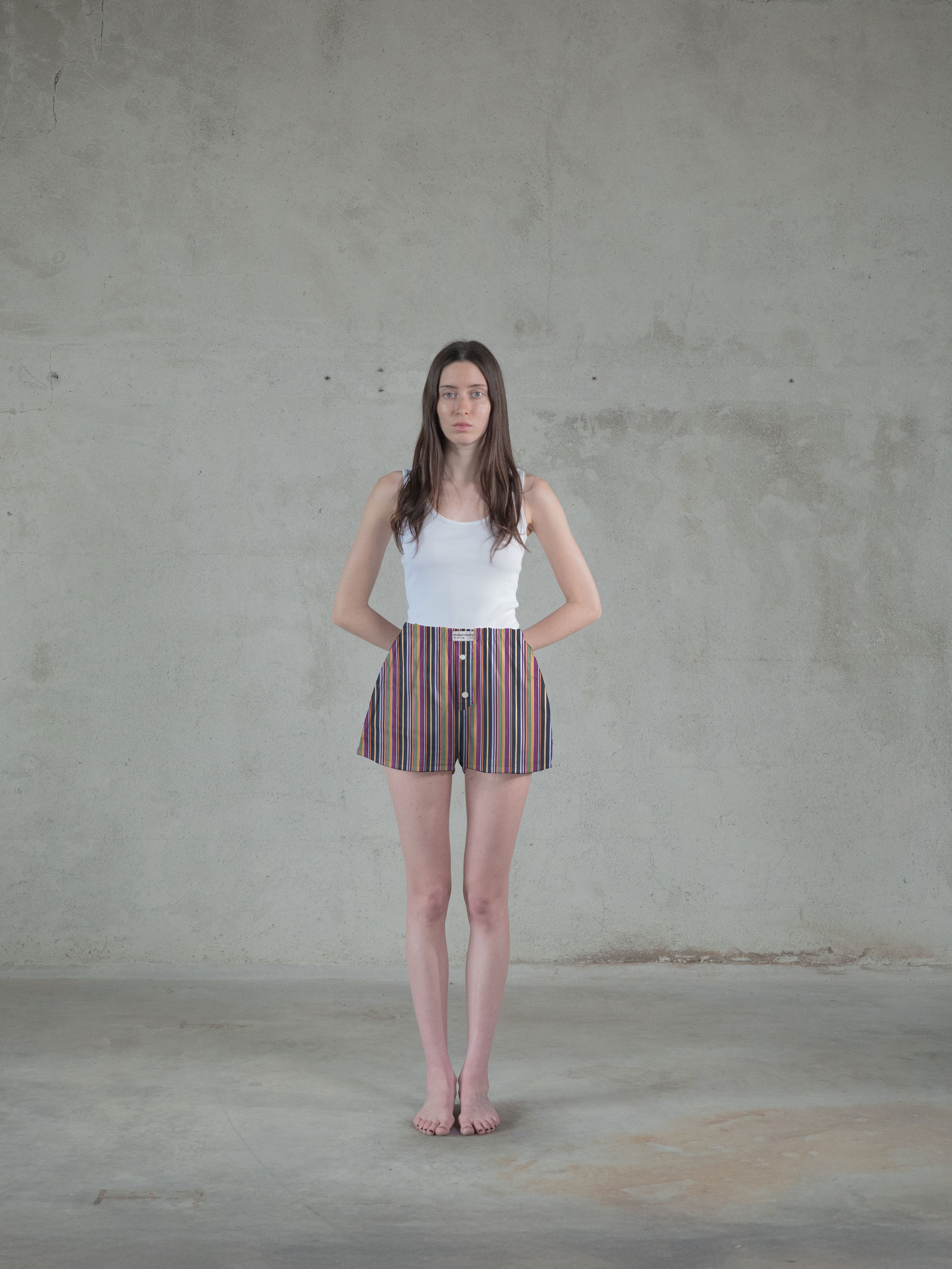 Regenerated Comfy Boxer - Original Multicolor Stripes