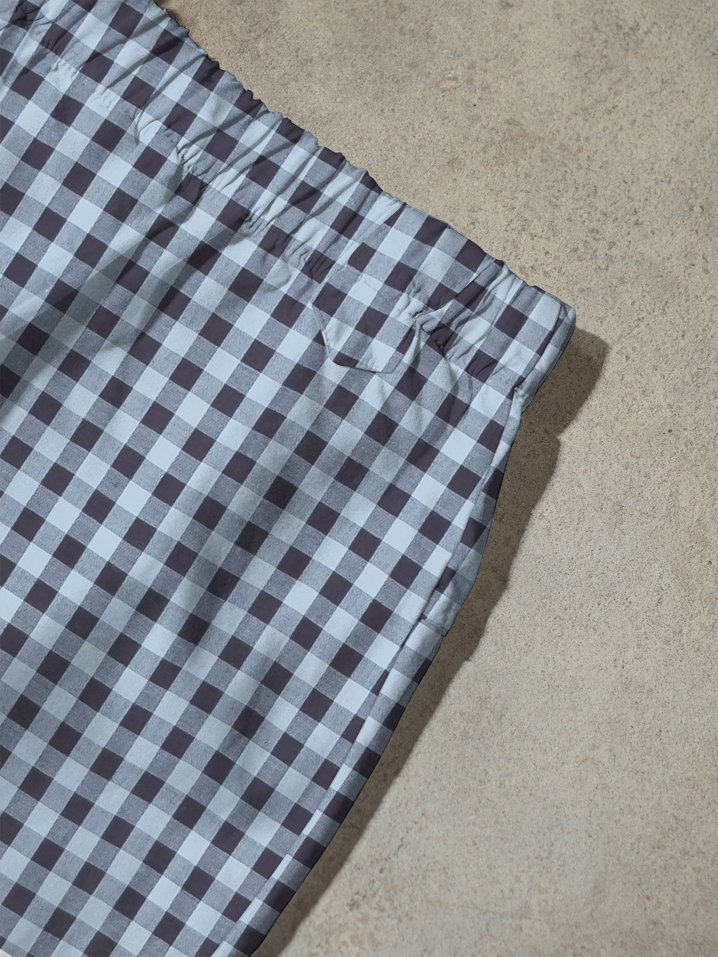 Regenerated Comfy Boxer - Original Azure Brown Checks