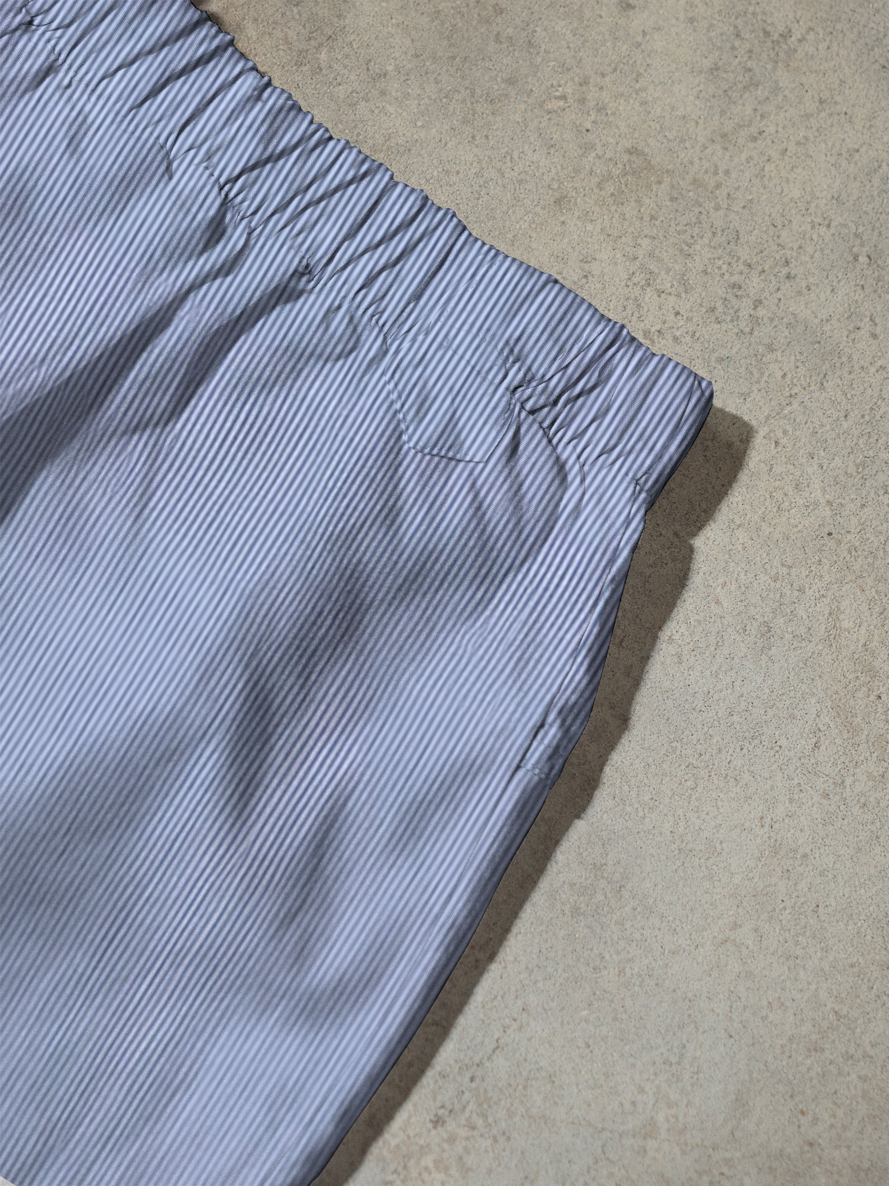 Regenerated Comfy Boxer - Original Blue White Stripes