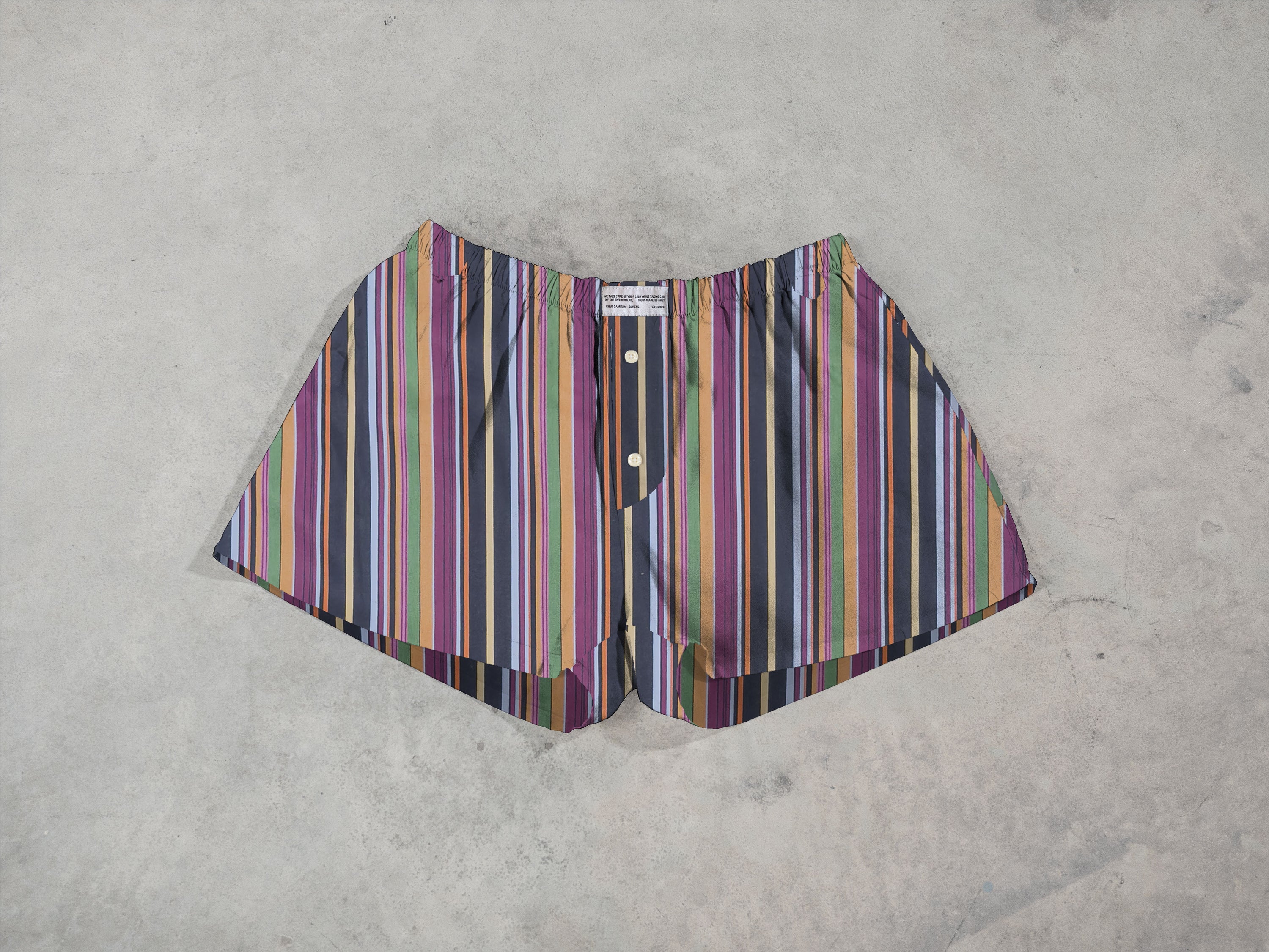 Regenerated Comfy Boxer - Original Multicolor Stripes