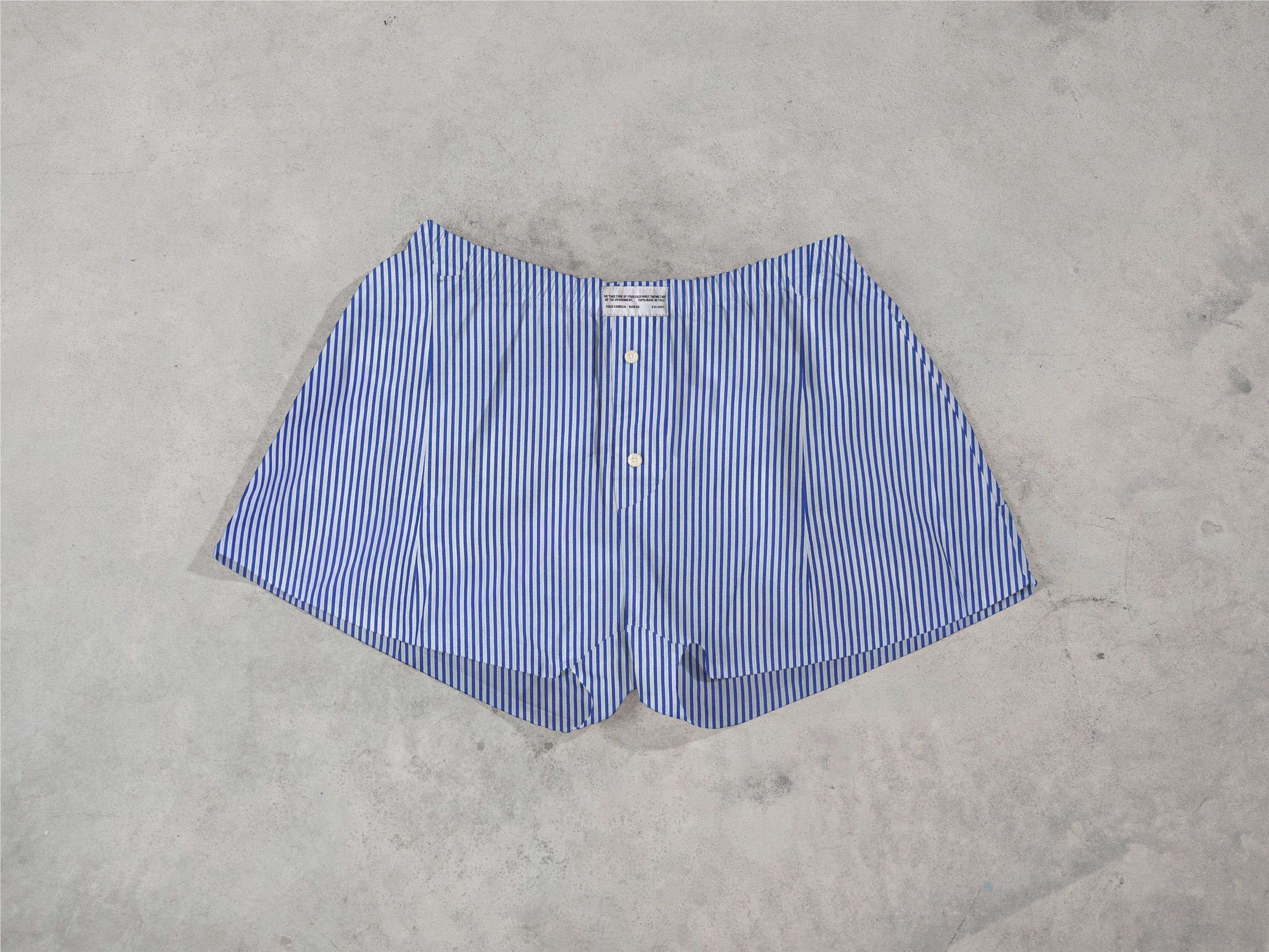 Regenerated Comfy Boxer - Original Blue White Stripes