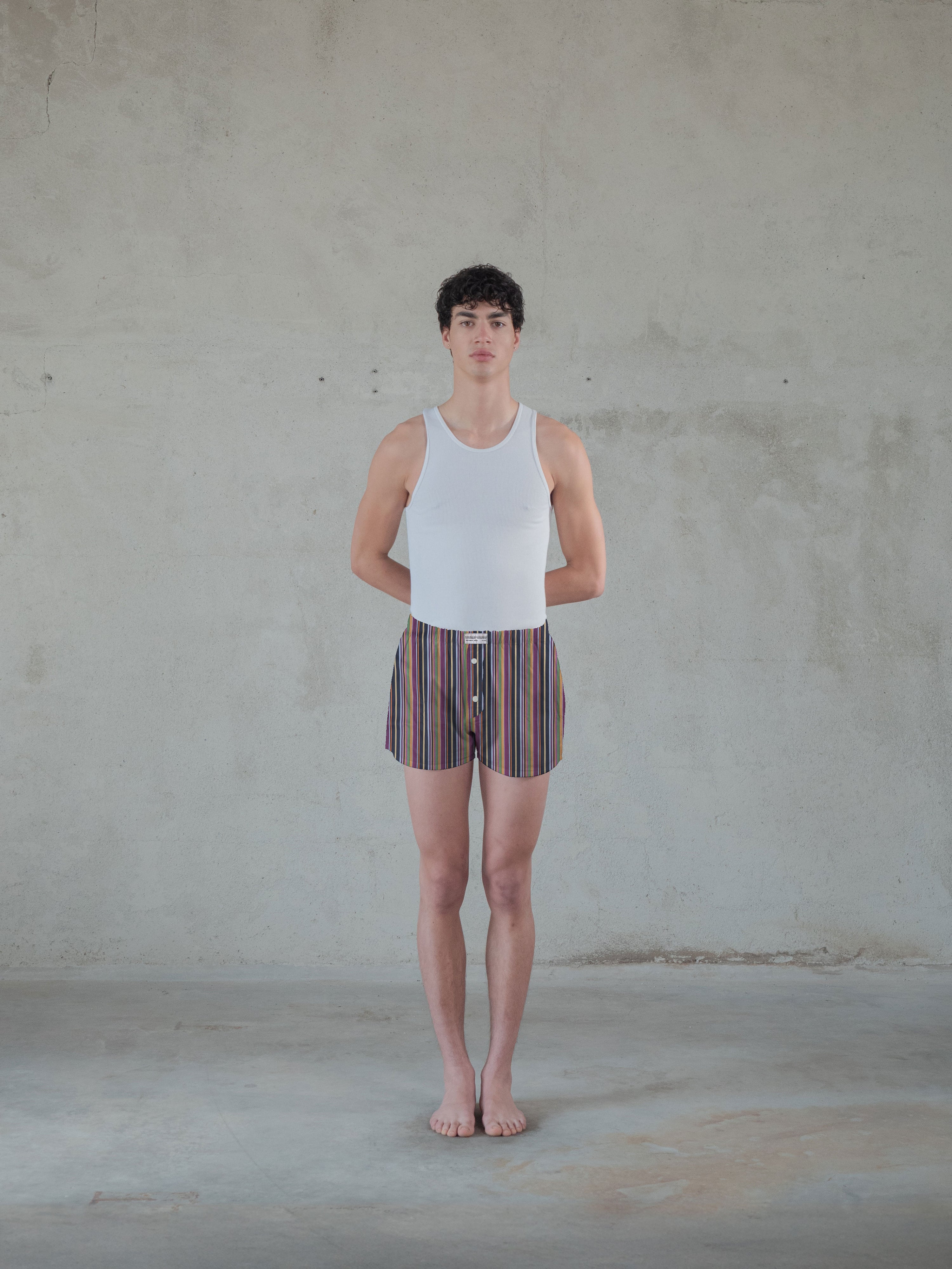 Regenerated Comfy Boxer - Original Multicolor Stripes