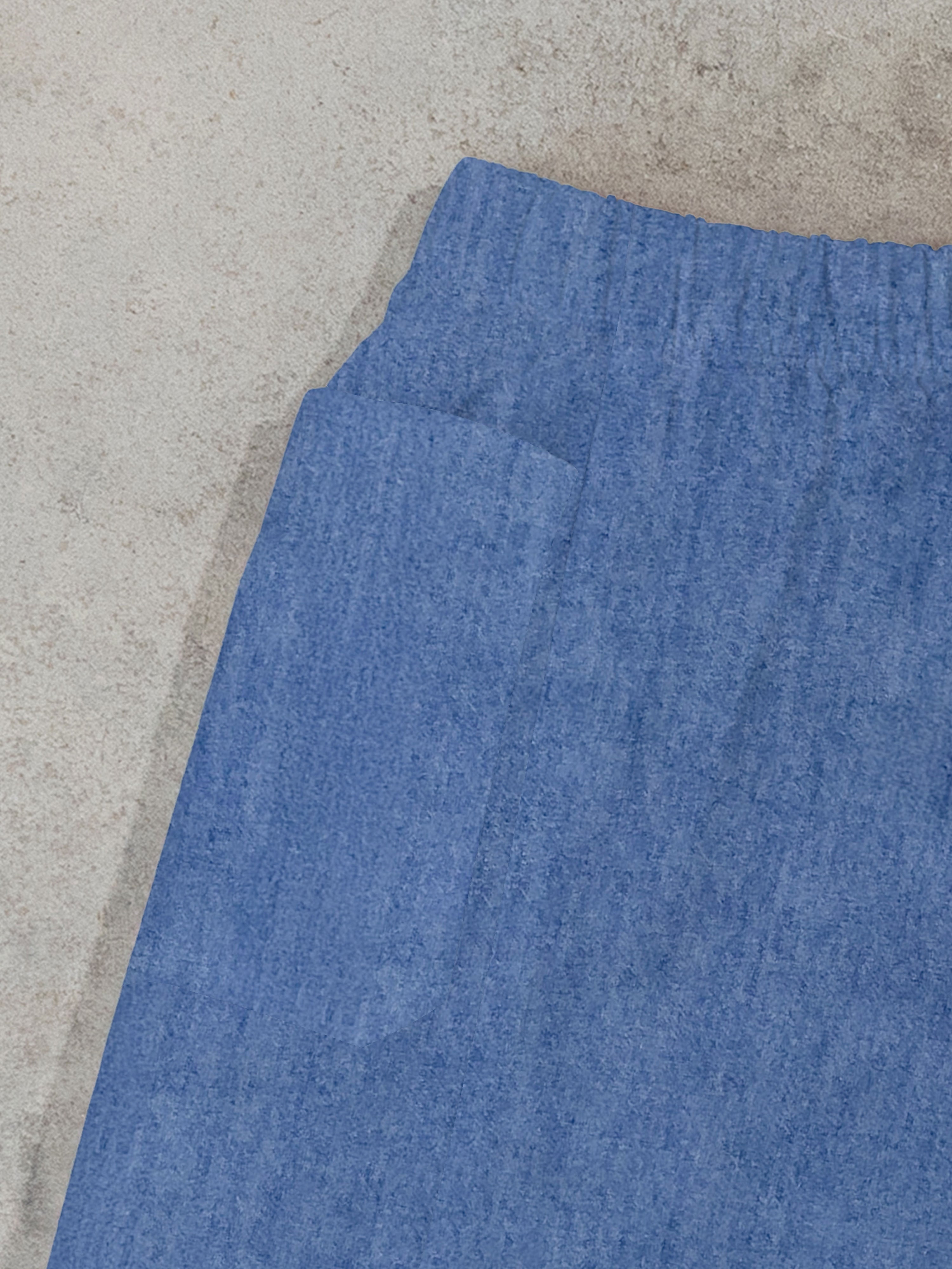 Regenerated Frayed Boxer - Sue Patch w/ Pocket