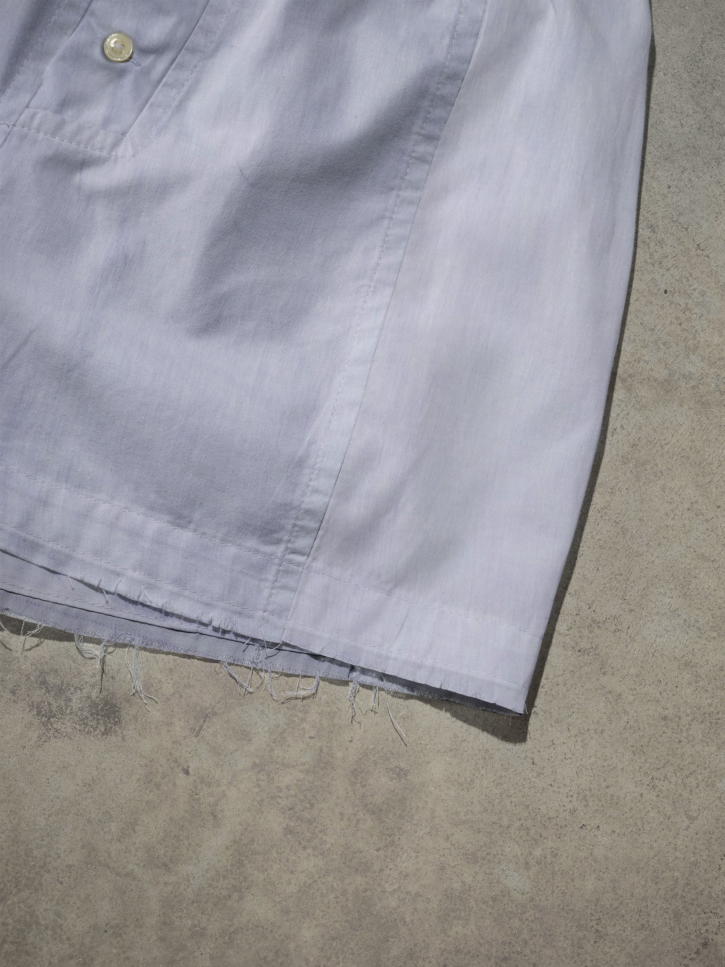 Regenerated Frayed Boxer - Sue w/ Pocket Violet