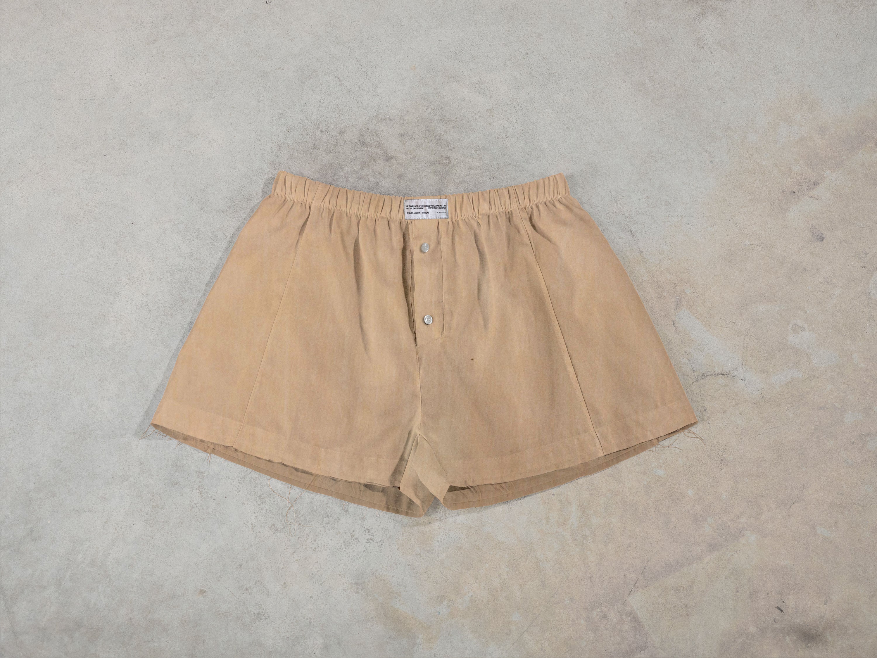 Regenerated Frayed Boxer - Sue w/ Pocket